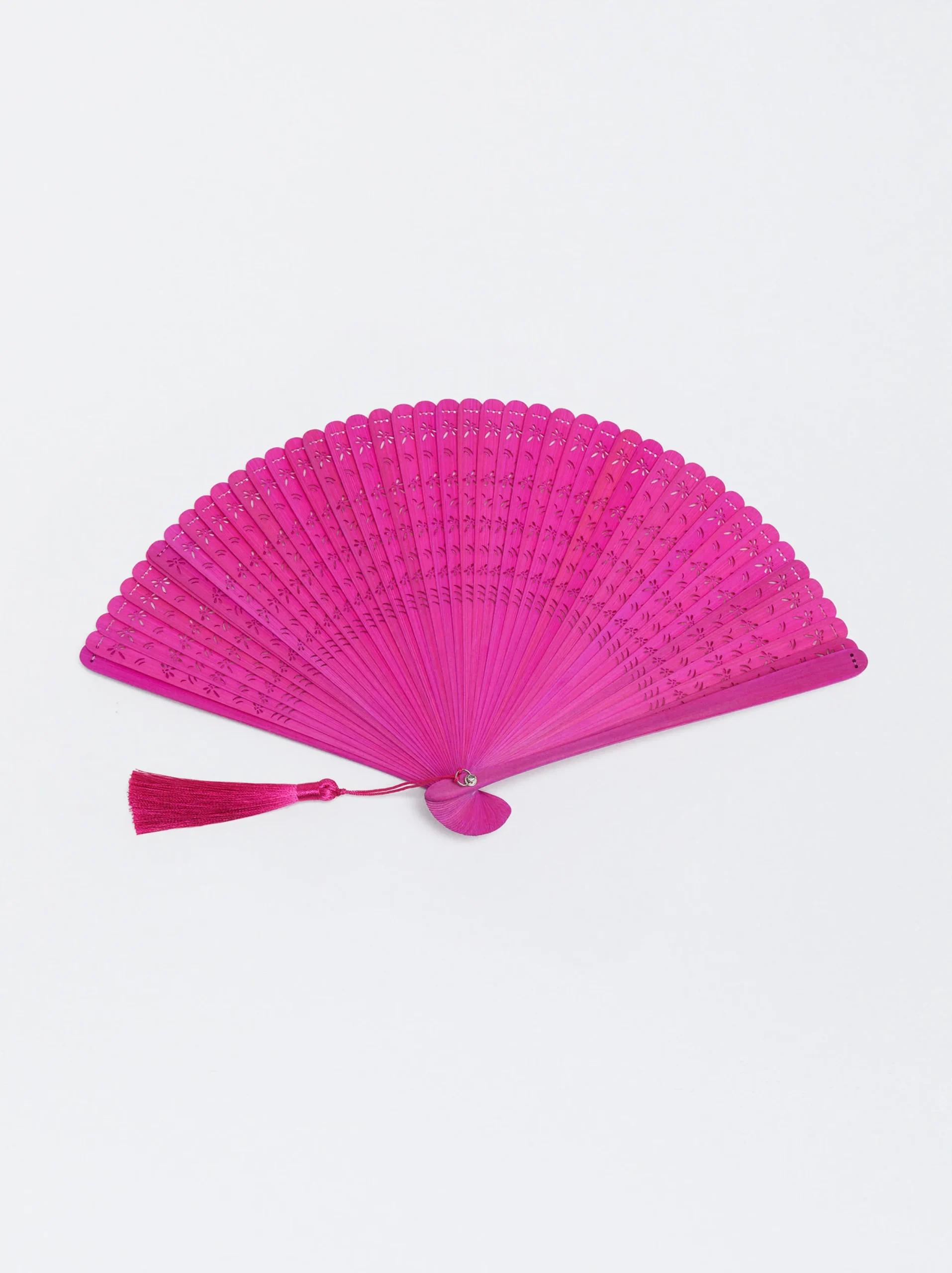 PARFOIS Abanico Bambú Libélulas Fucsia Clearance