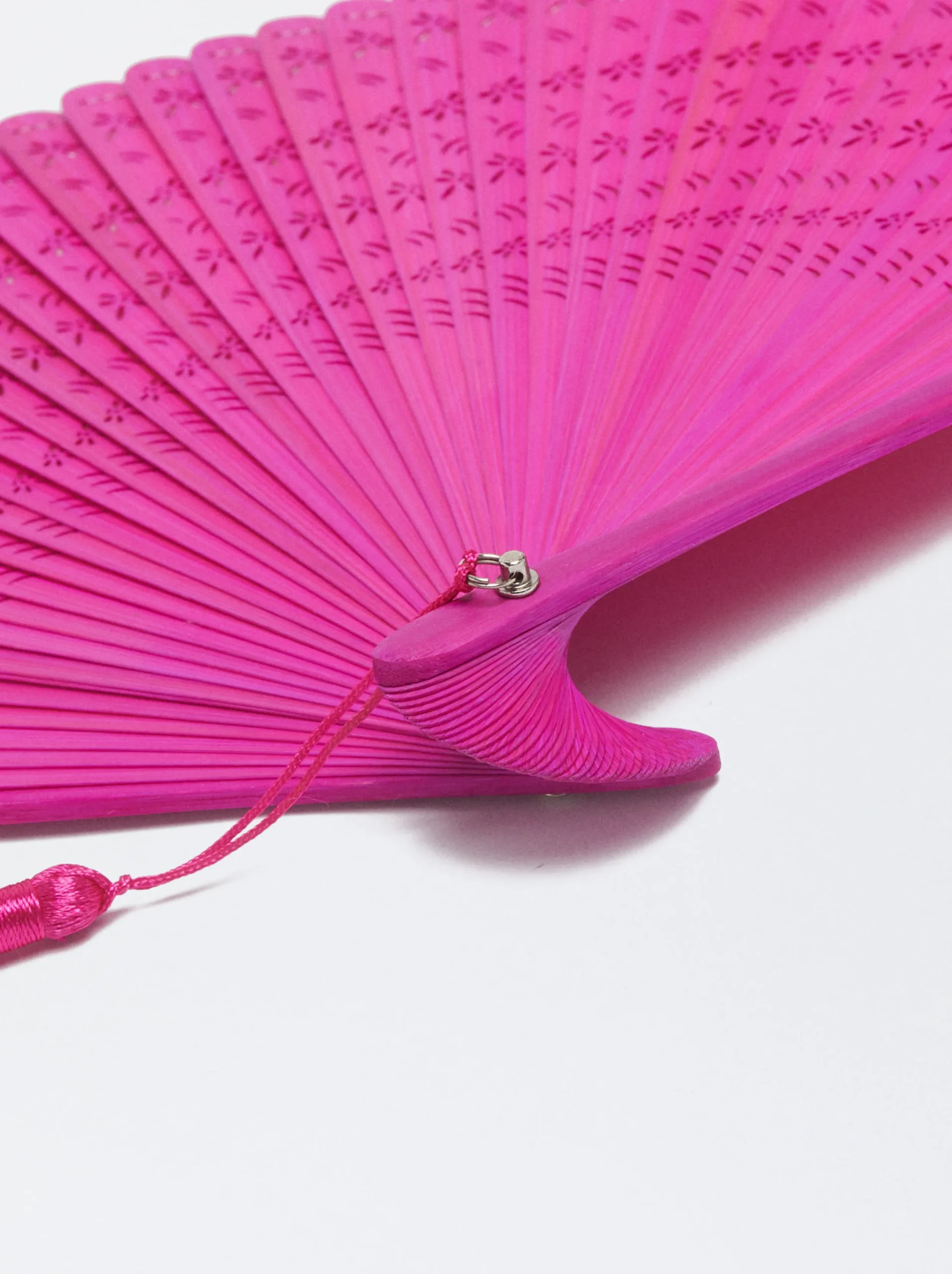PARFOIS Abanico Bambú Libélulas Fucsia Clearance