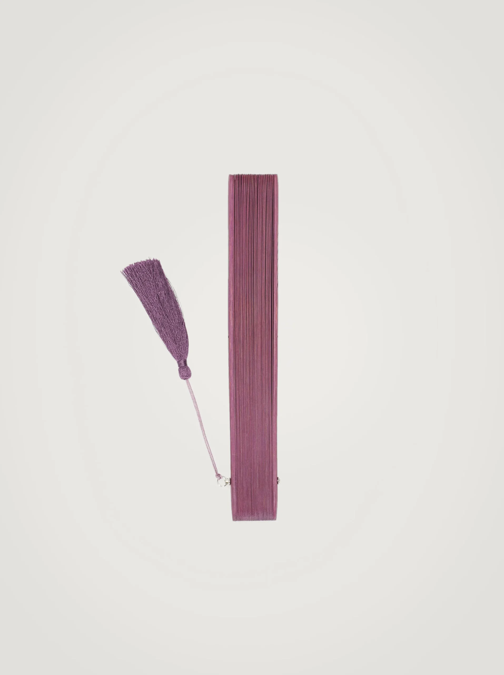 PARFOIS Abanico Perforado Con Borla Violeta Cheap