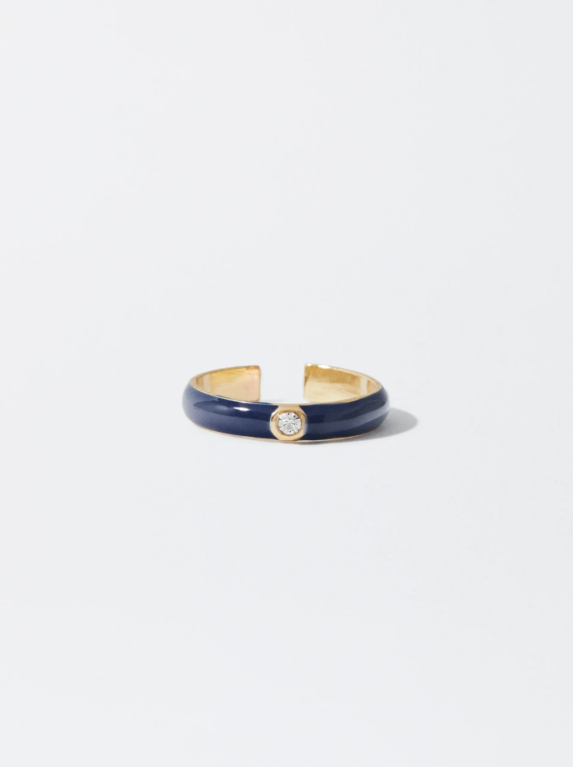 PARFOIS Anillo Ajustable Azul Marino Cheap