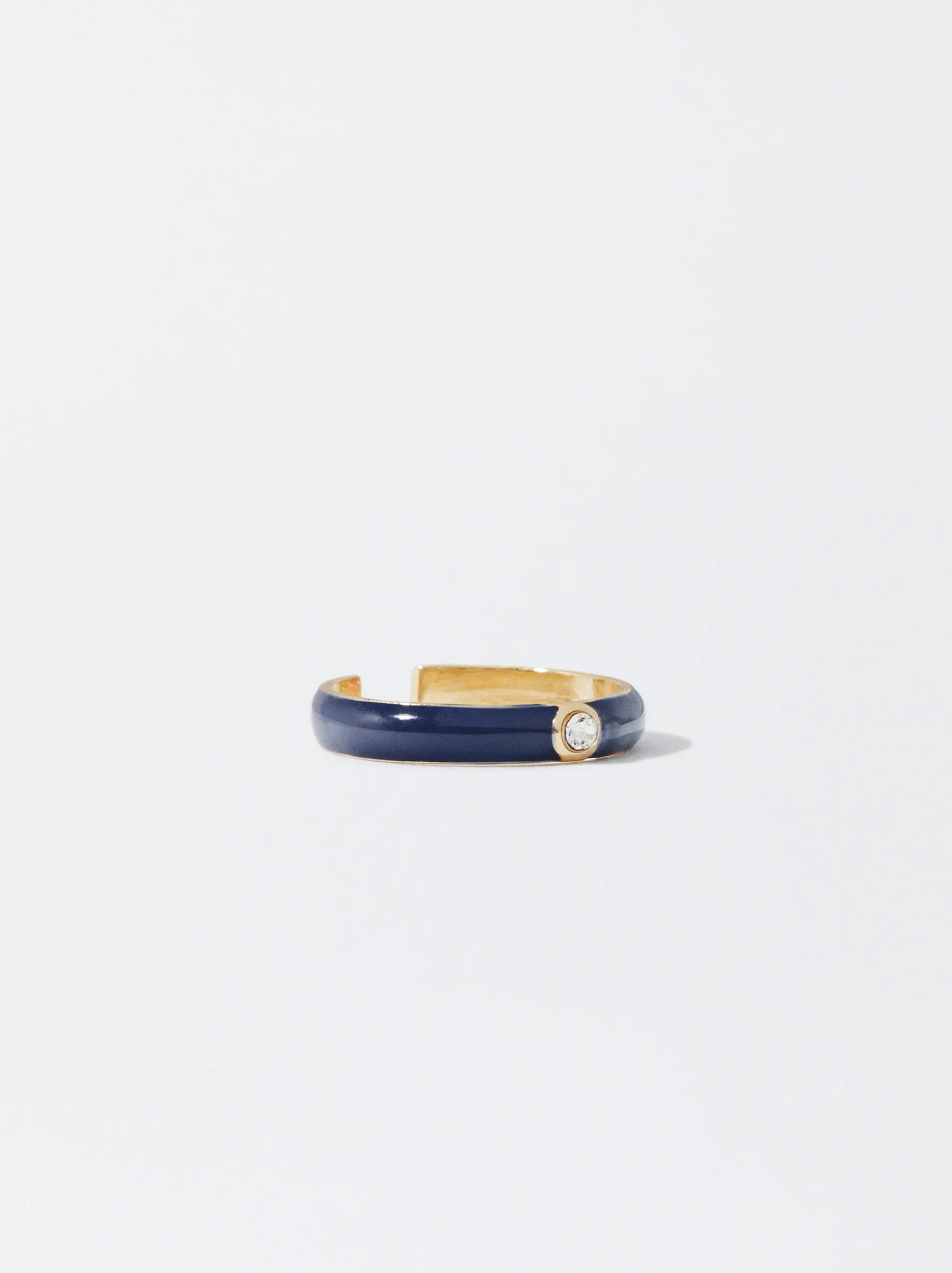 PARFOIS Anillo Ajustable Azul Marino Cheap