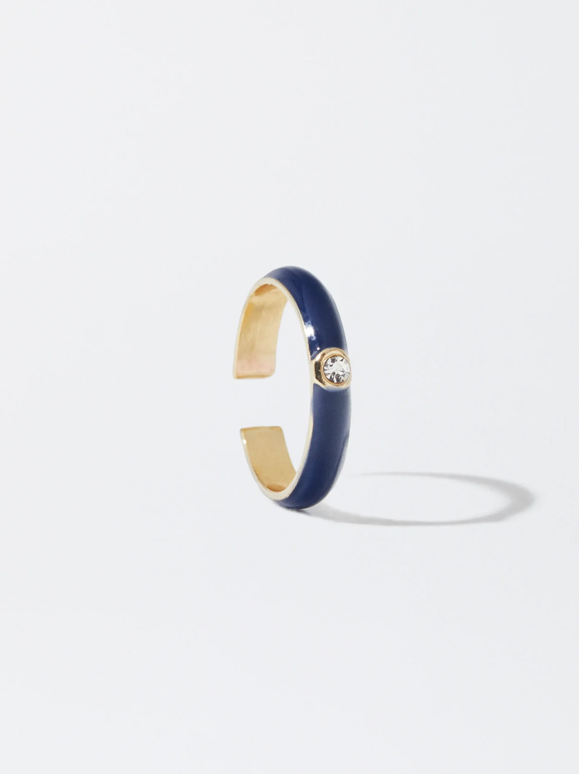 PARFOIS Anillo Ajustable Azul Marino Cheap