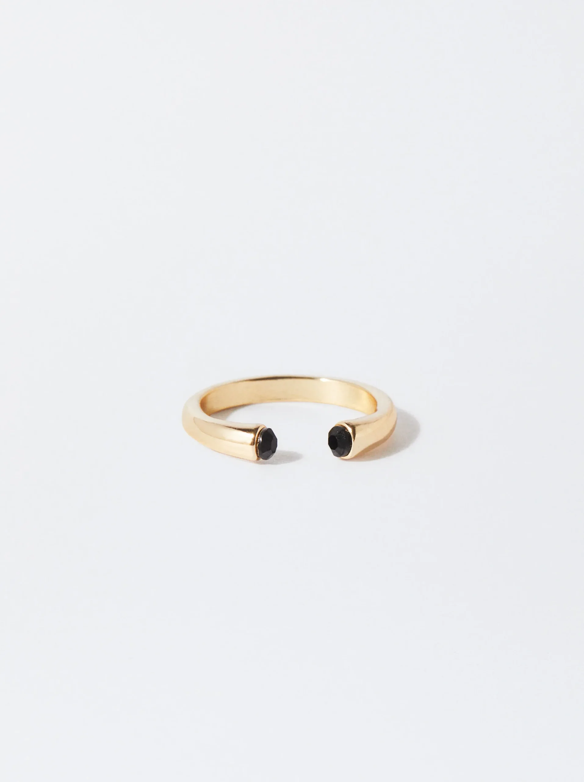 PARFOIS Anillo Con Cristales Negro Clearance