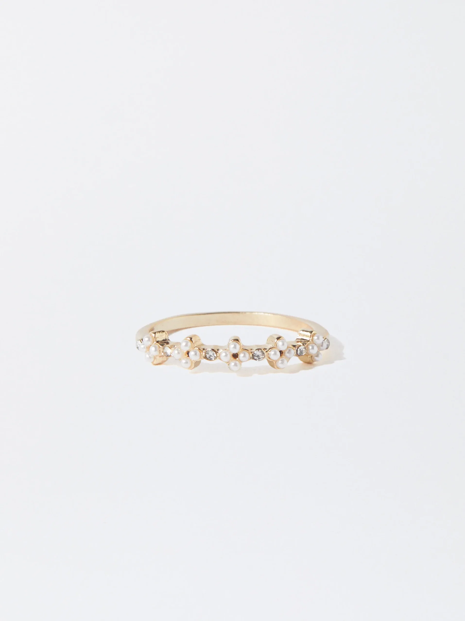 PARFOIS Anillo Con Perlas Dorado Best