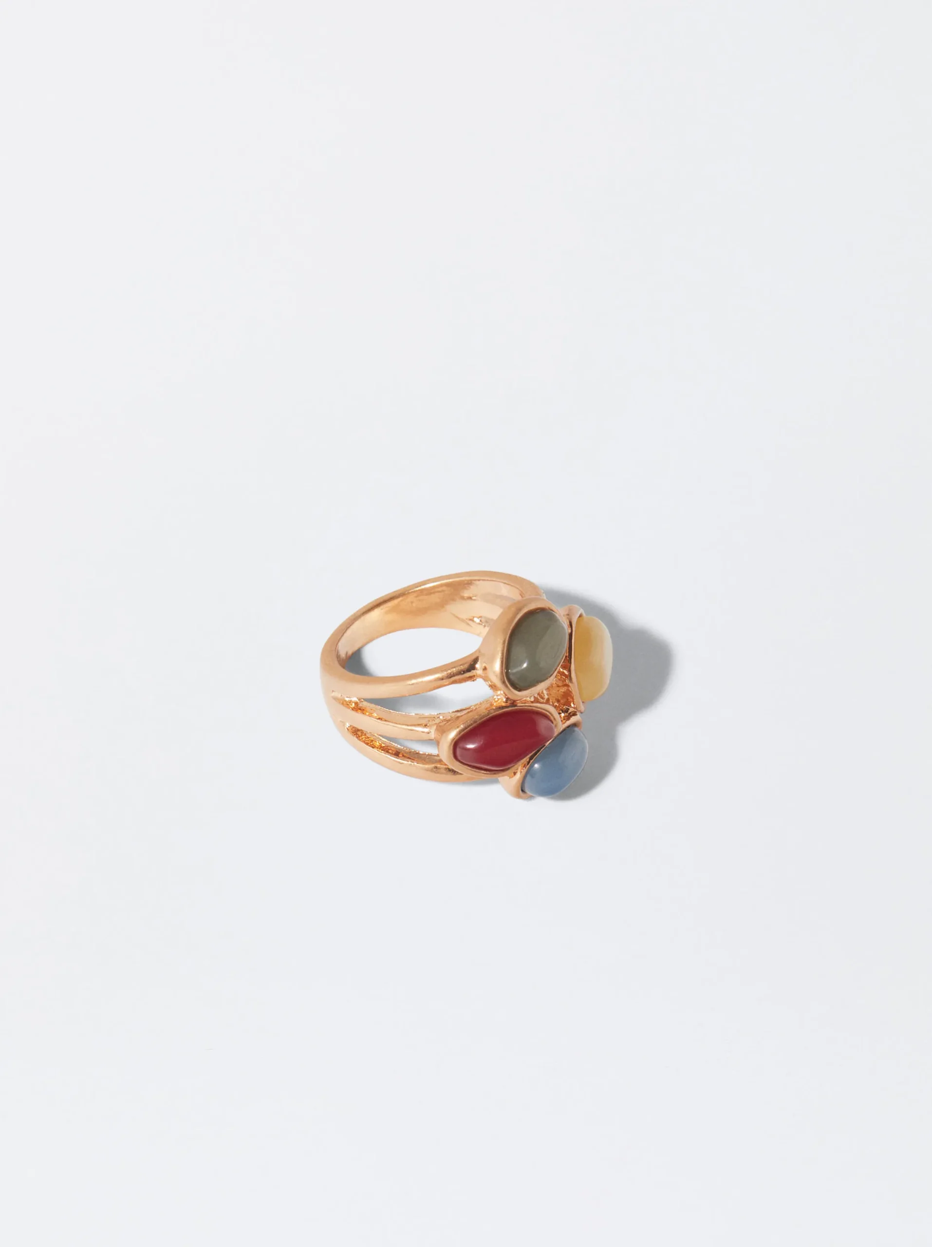PARFOIS Anillo Con Piedra Multicor Sale
