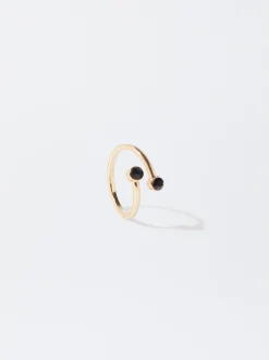 PARFOIS Anillo Con Piedra Negro Online