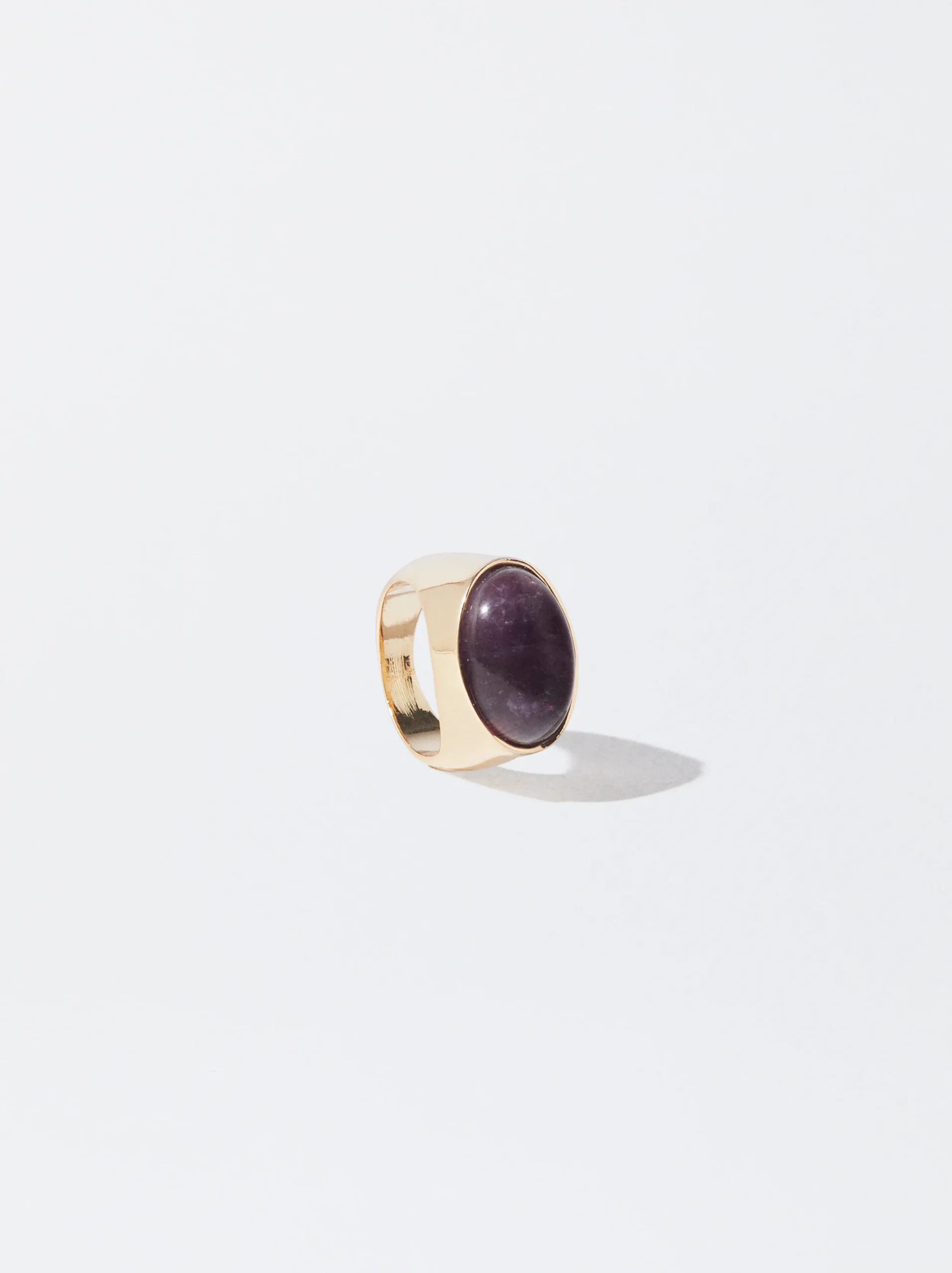 PARFOIS Anillo Con Piedra Violeta Discount