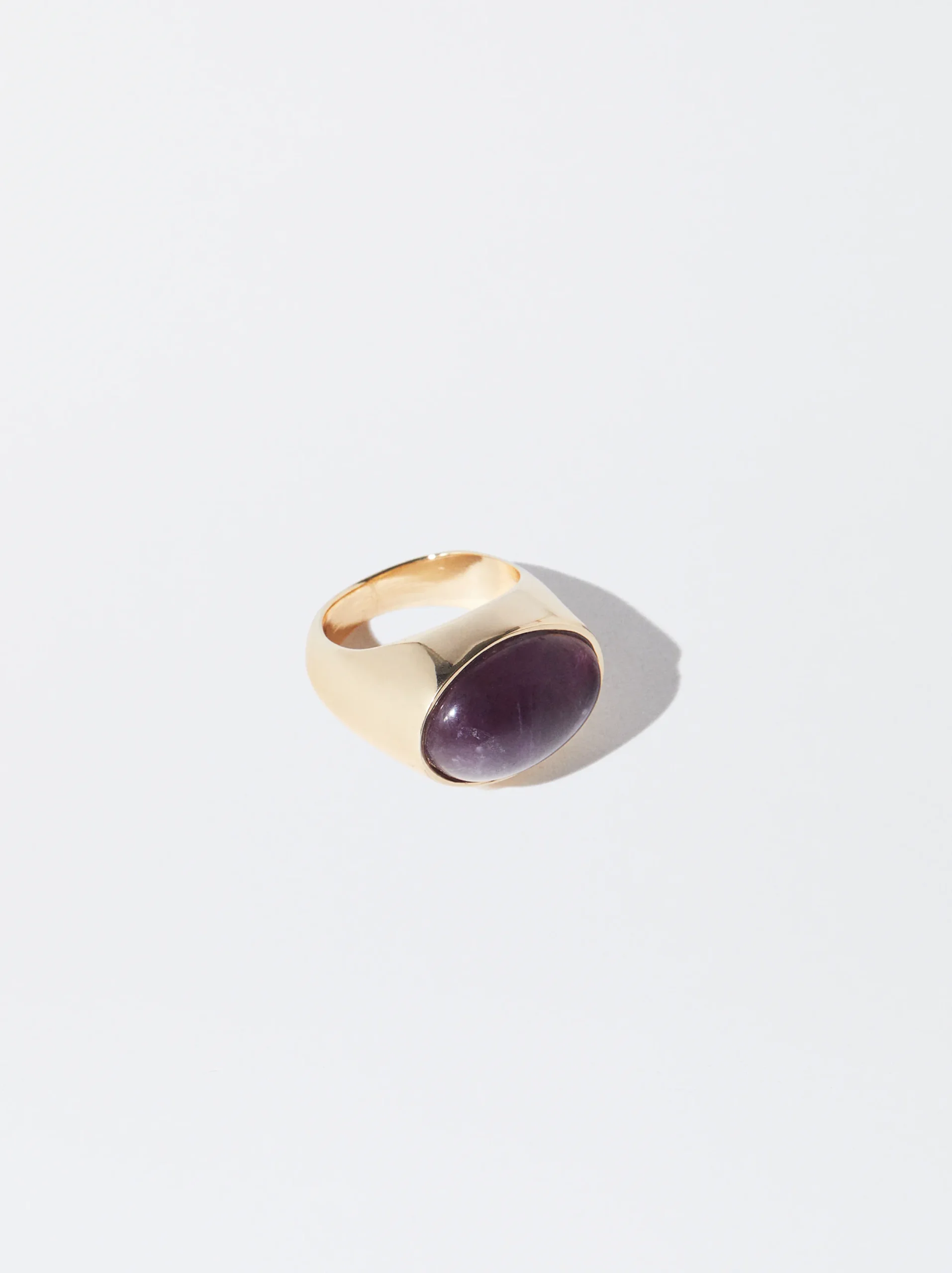 PARFOIS Anillo Con Piedra Violeta Discount