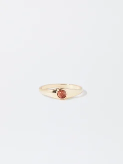 PARFOIS Anillo Con Piedra Azul Outlet