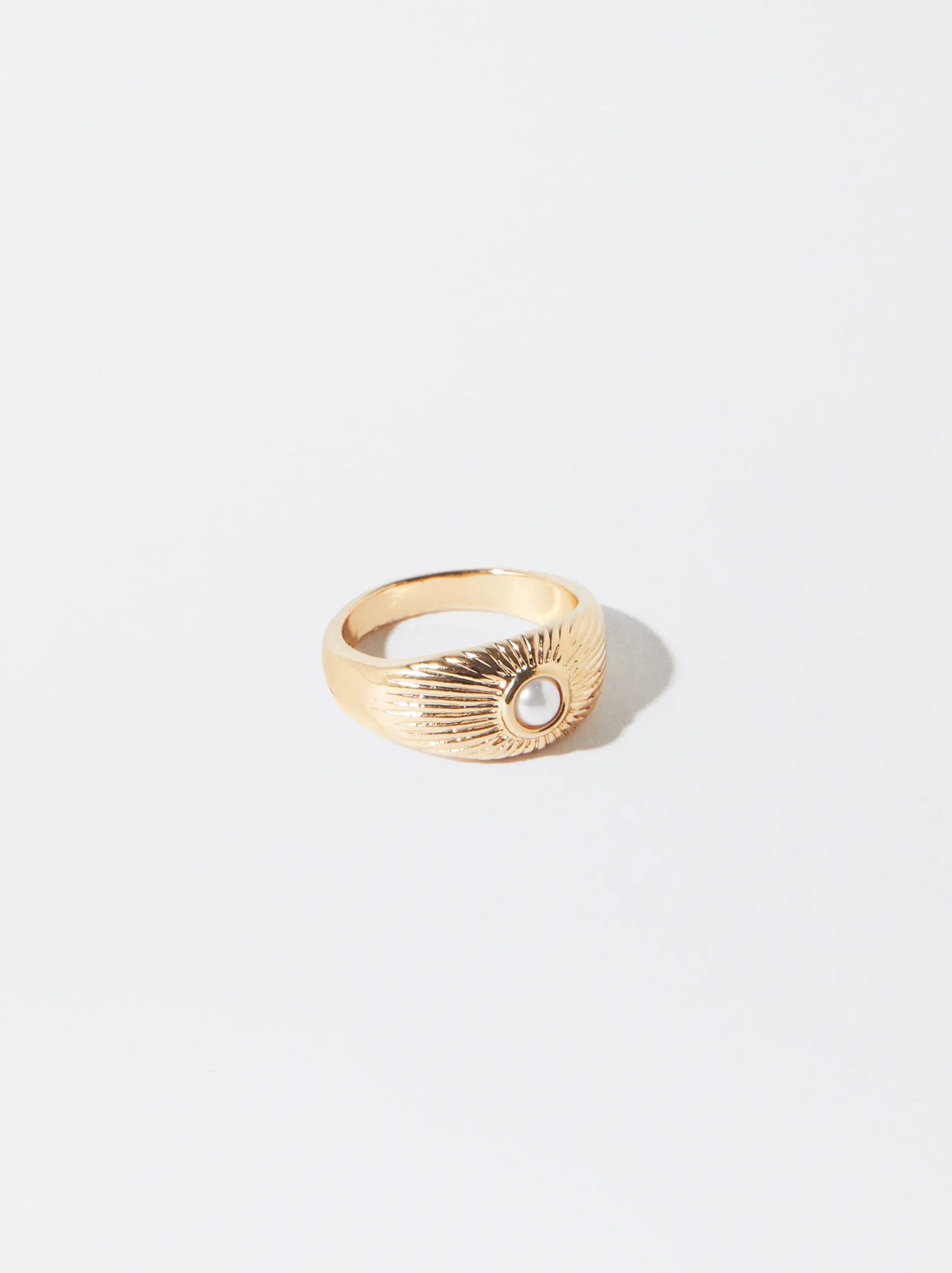 PARFOIS Anillo Con Piedra Verde Cheap