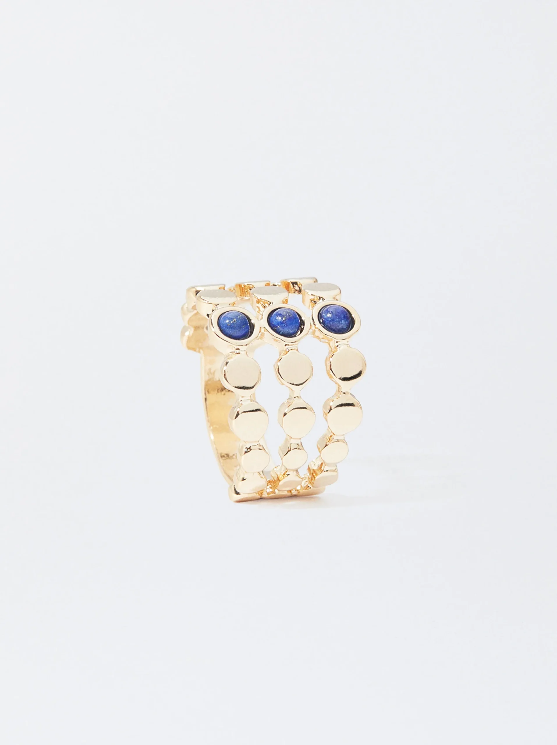 PARFOIS Anillo Con Piedra Verde Sale