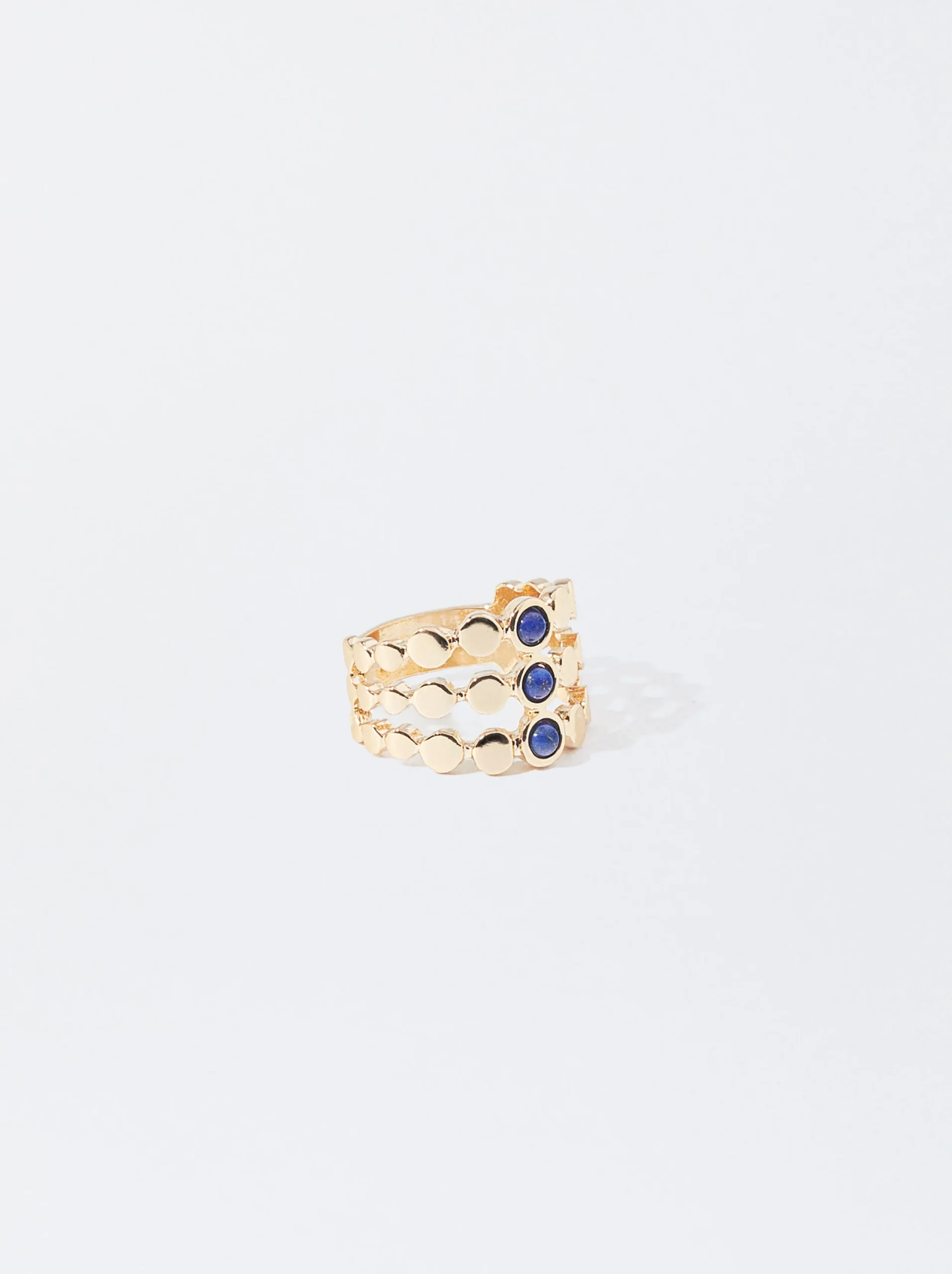 PARFOIS Anillo Con Piedra Verde Sale