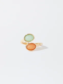 PARFOIS Anillo Con Piedra Azul Online