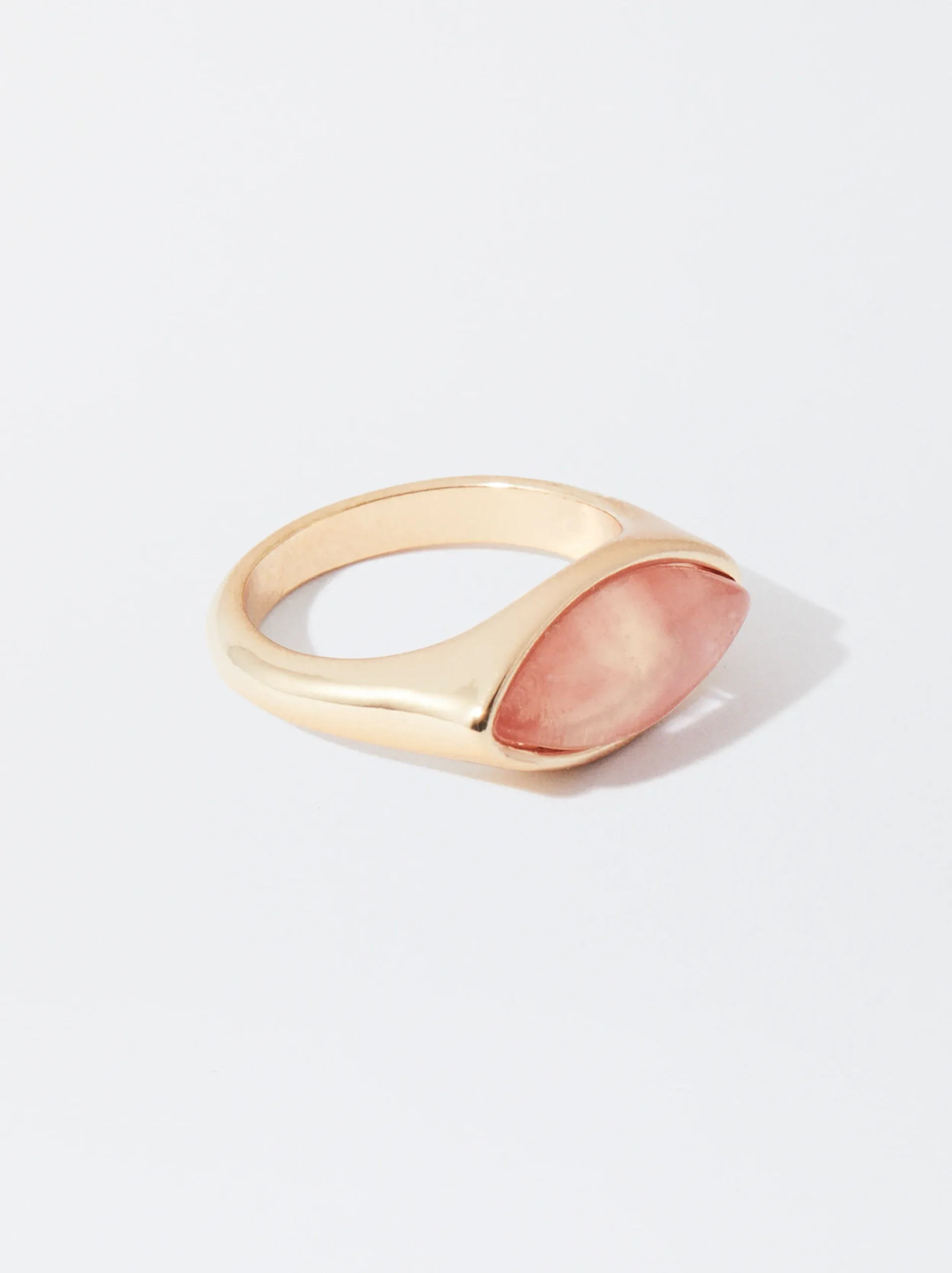 PARFOIS Anillo Con Piedra Coral Online