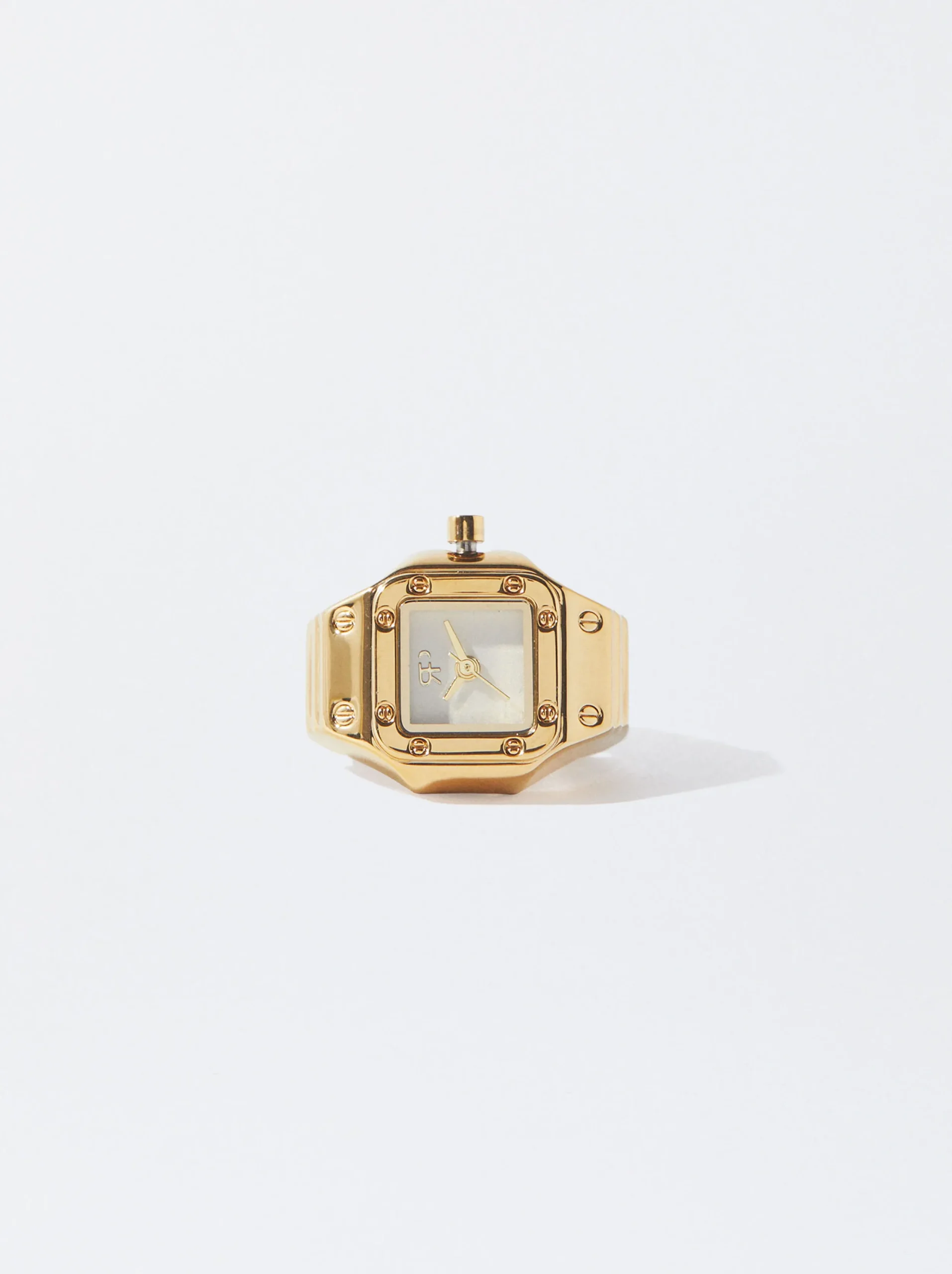 PARFOIS Anillo De Reloj De Acero Dorado Shop