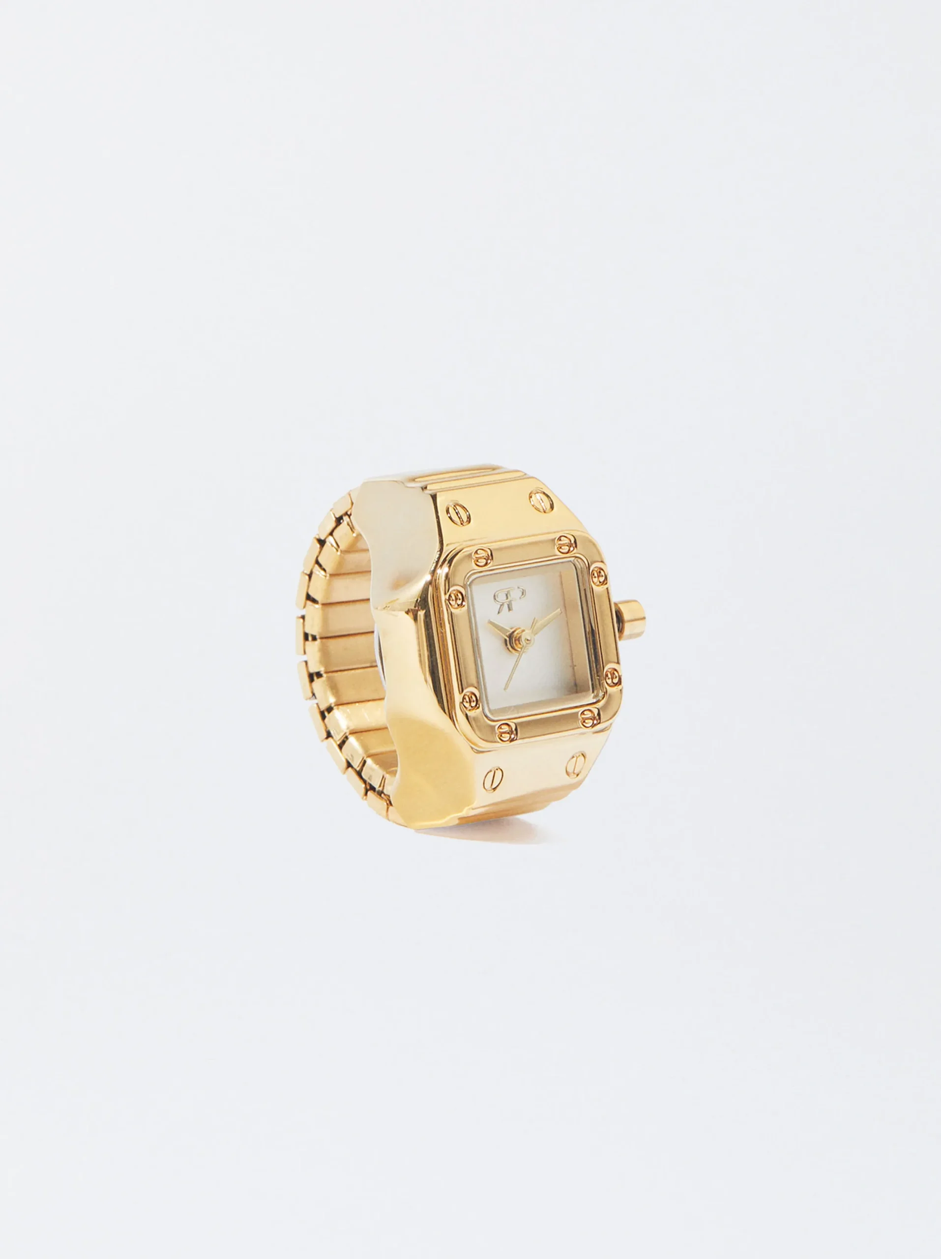 PARFOIS Anillo De Reloj De Acero Dorado Shop