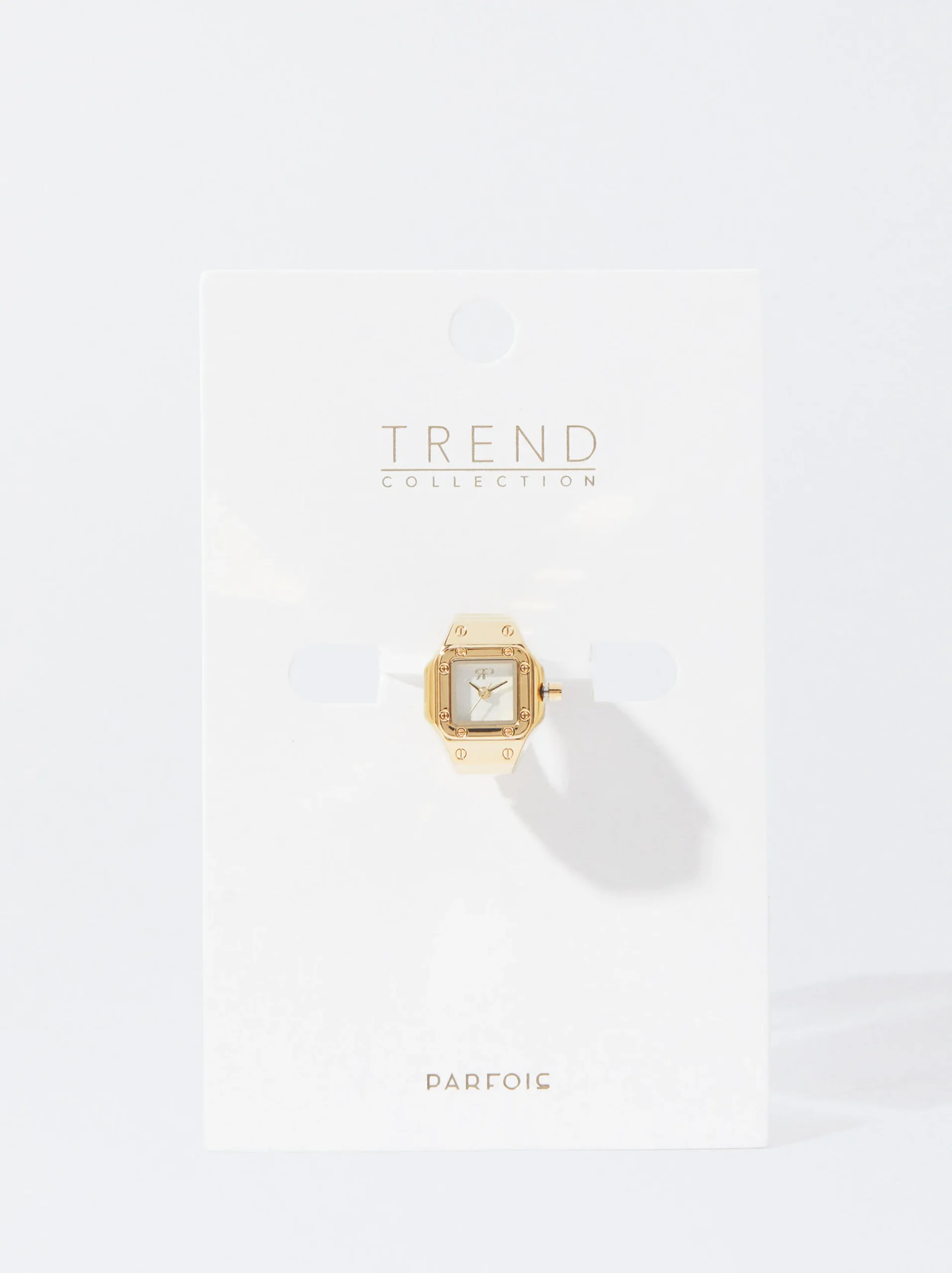 PARFOIS Anillo De Reloj De Acero Dorado Shop