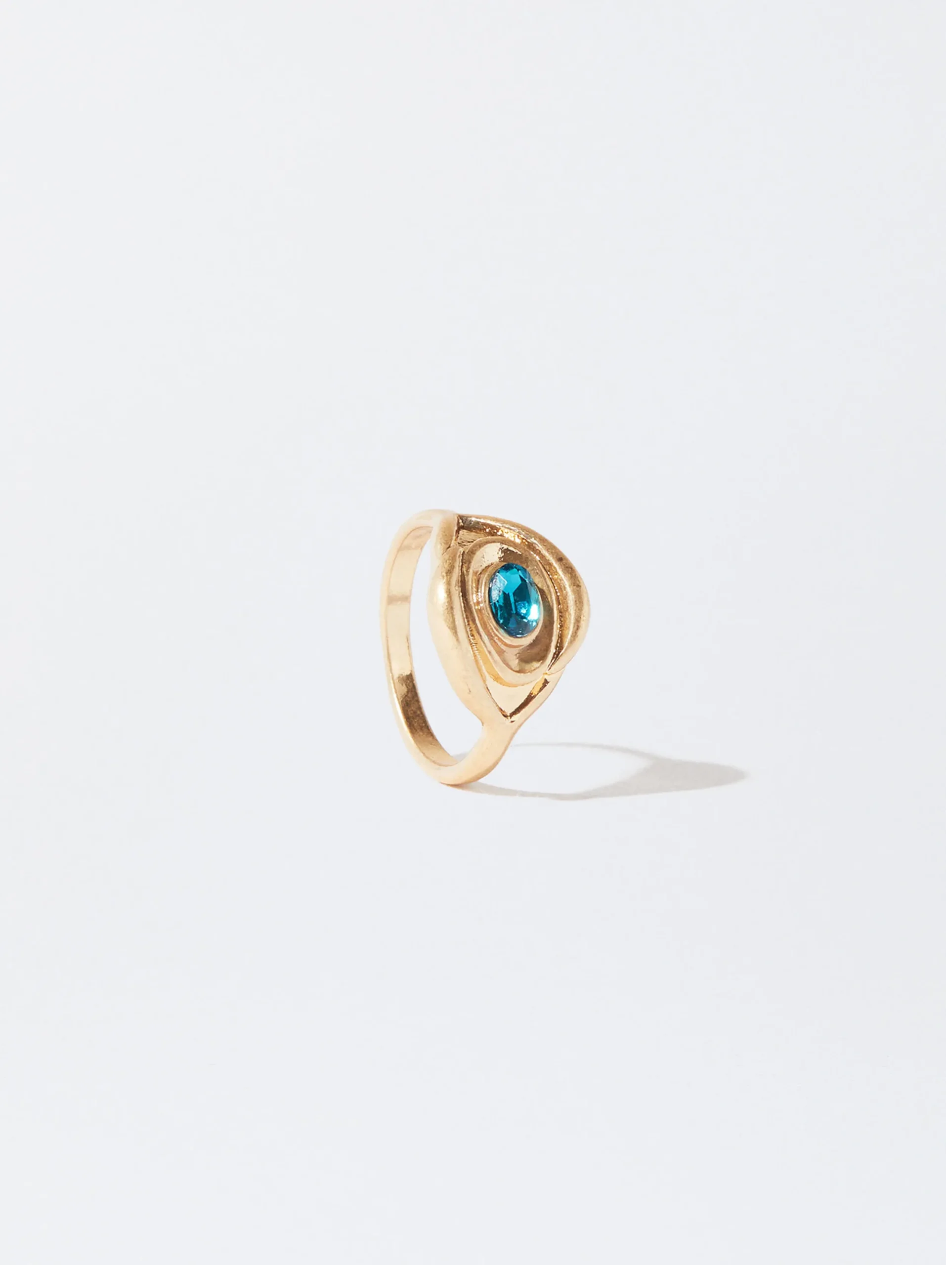PARFOIS Anillo Dorado Azul Outlet