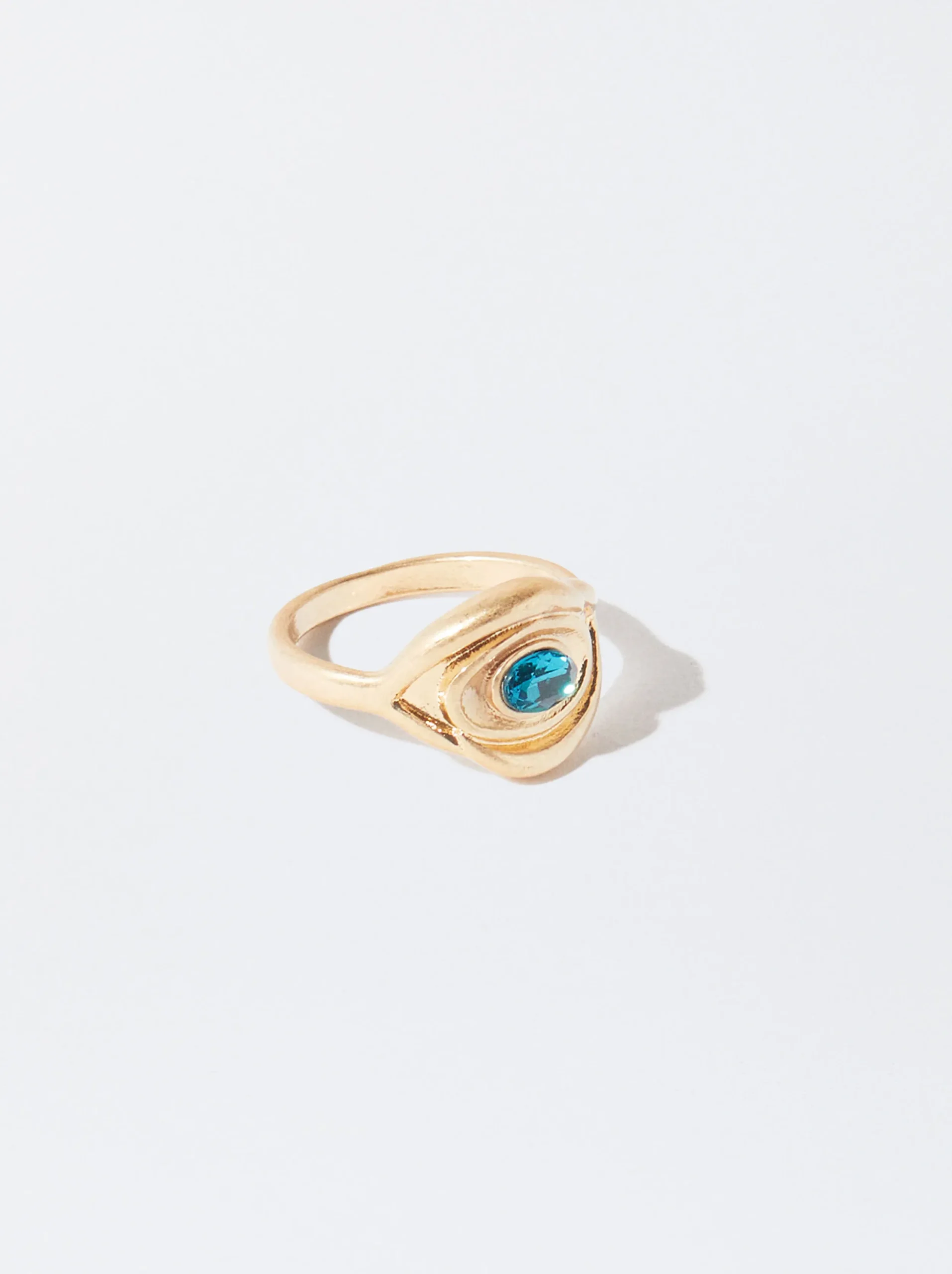 PARFOIS Anillo Dorado Azul Outlet