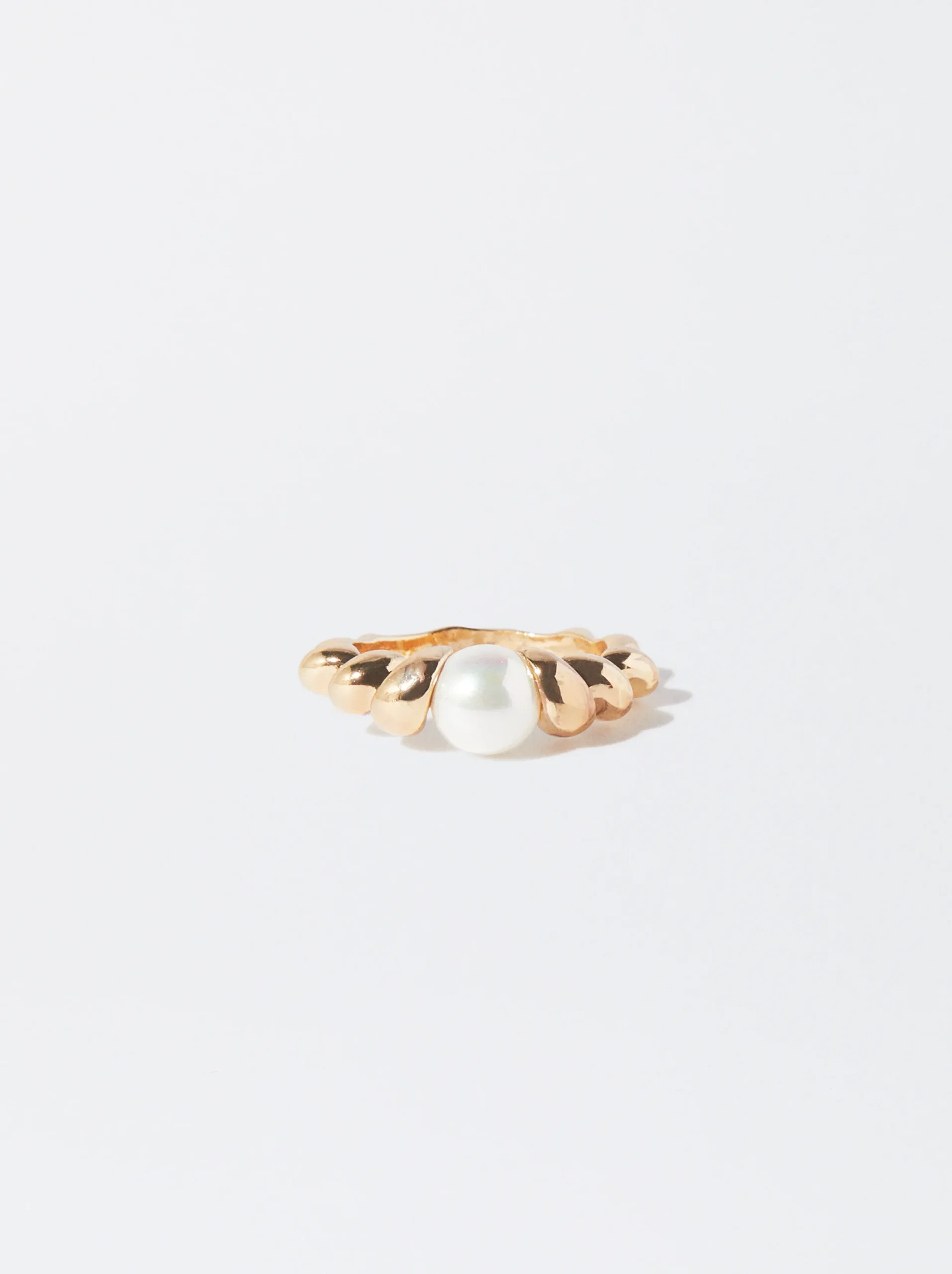 PARFOIS Anillo Con Piedra Dorado Clearance