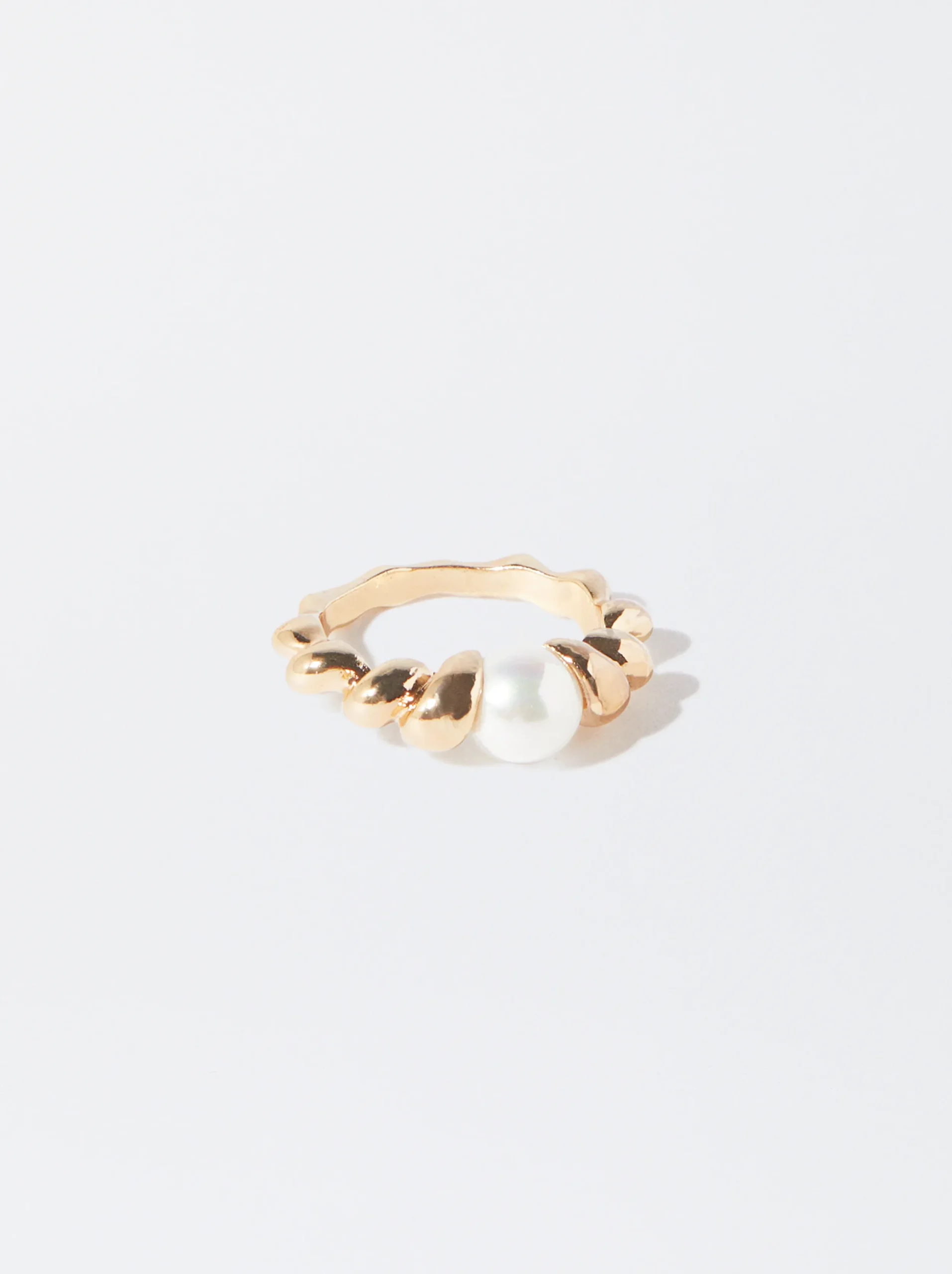 PARFOIS Anillo Con Piedra Dorado Clearance