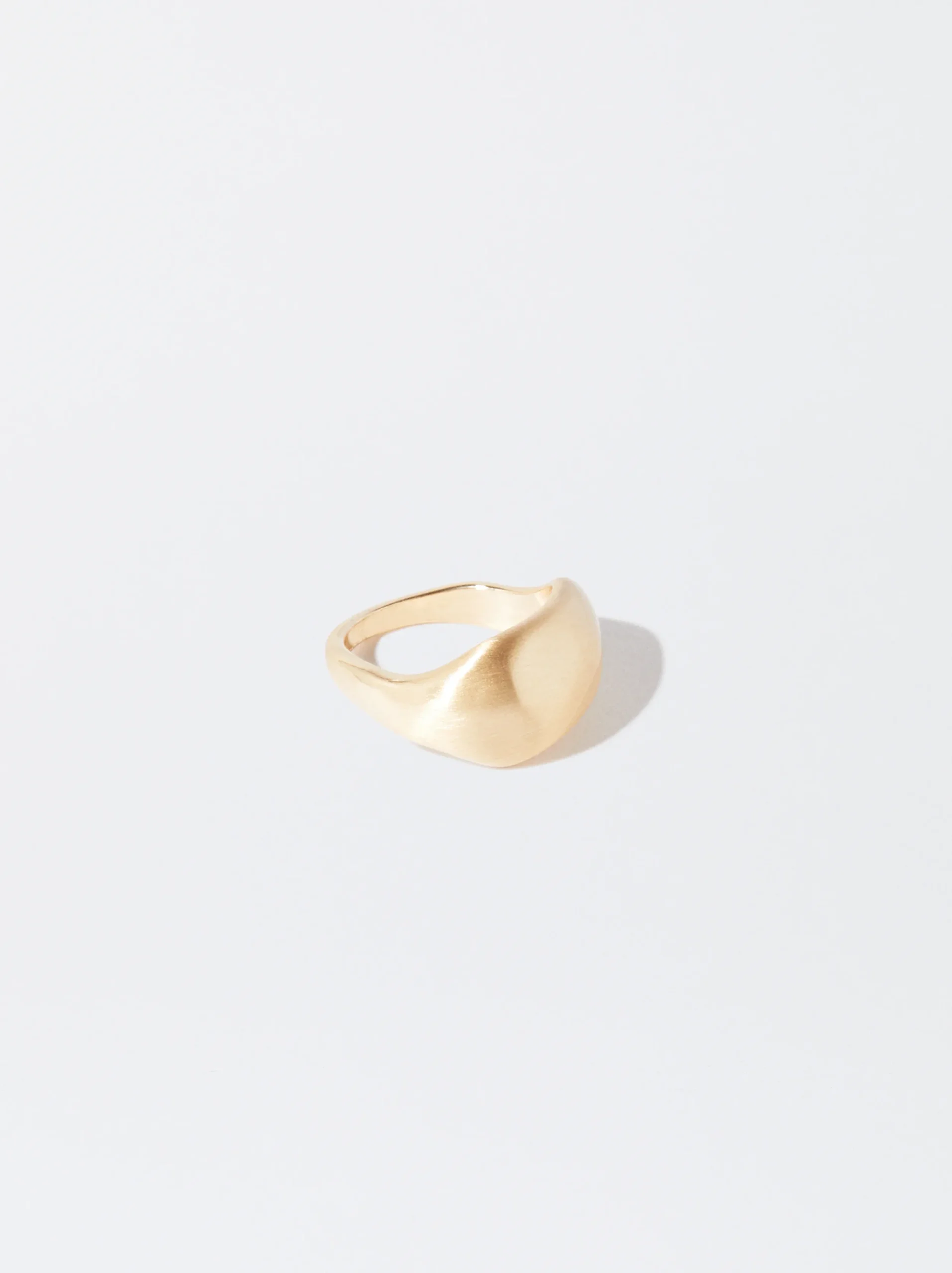 PARFOIS Anillo Efecto Mate Dorado Hot