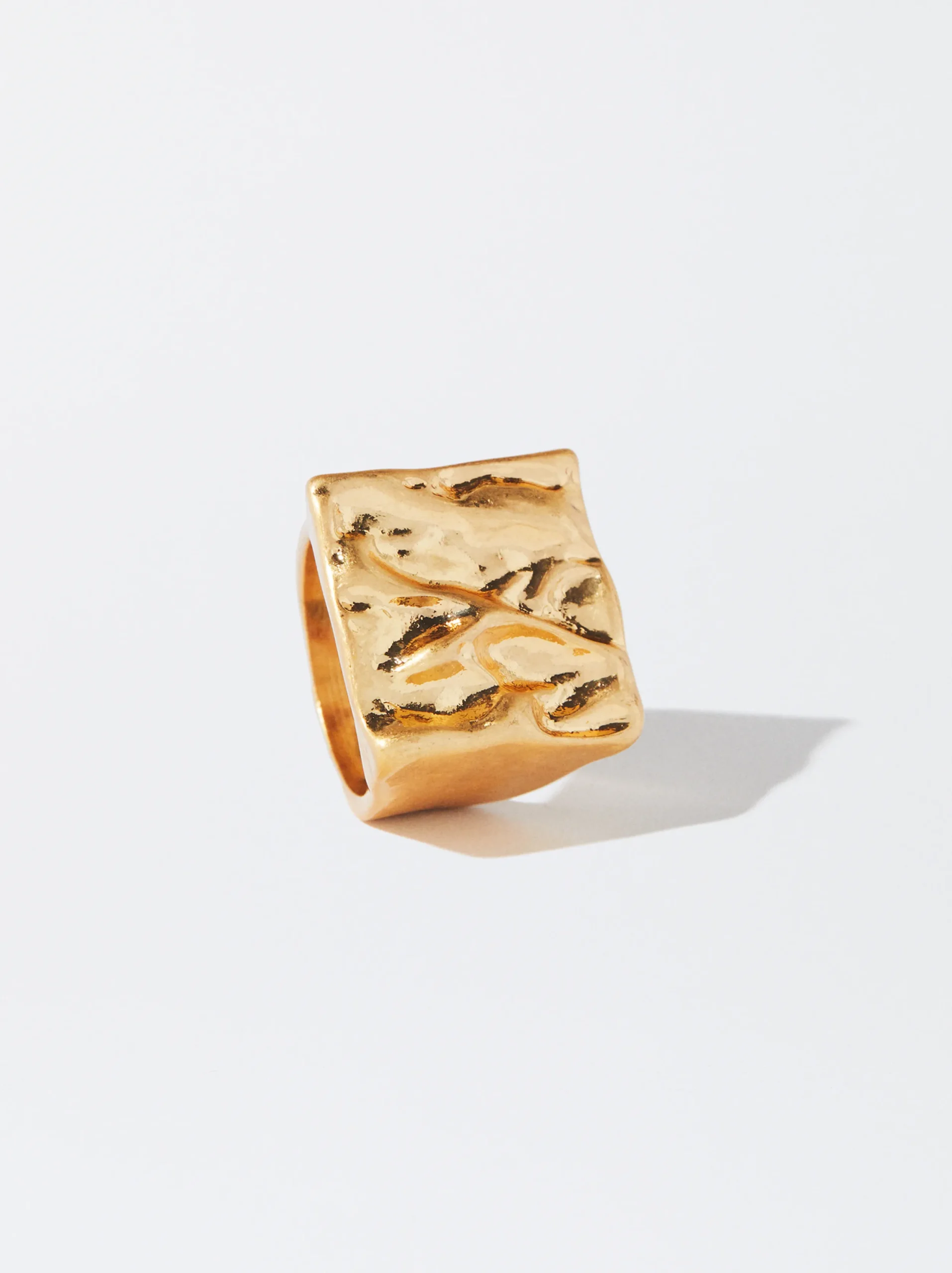 PARFOIS Anillo Relieve Dorado Shop