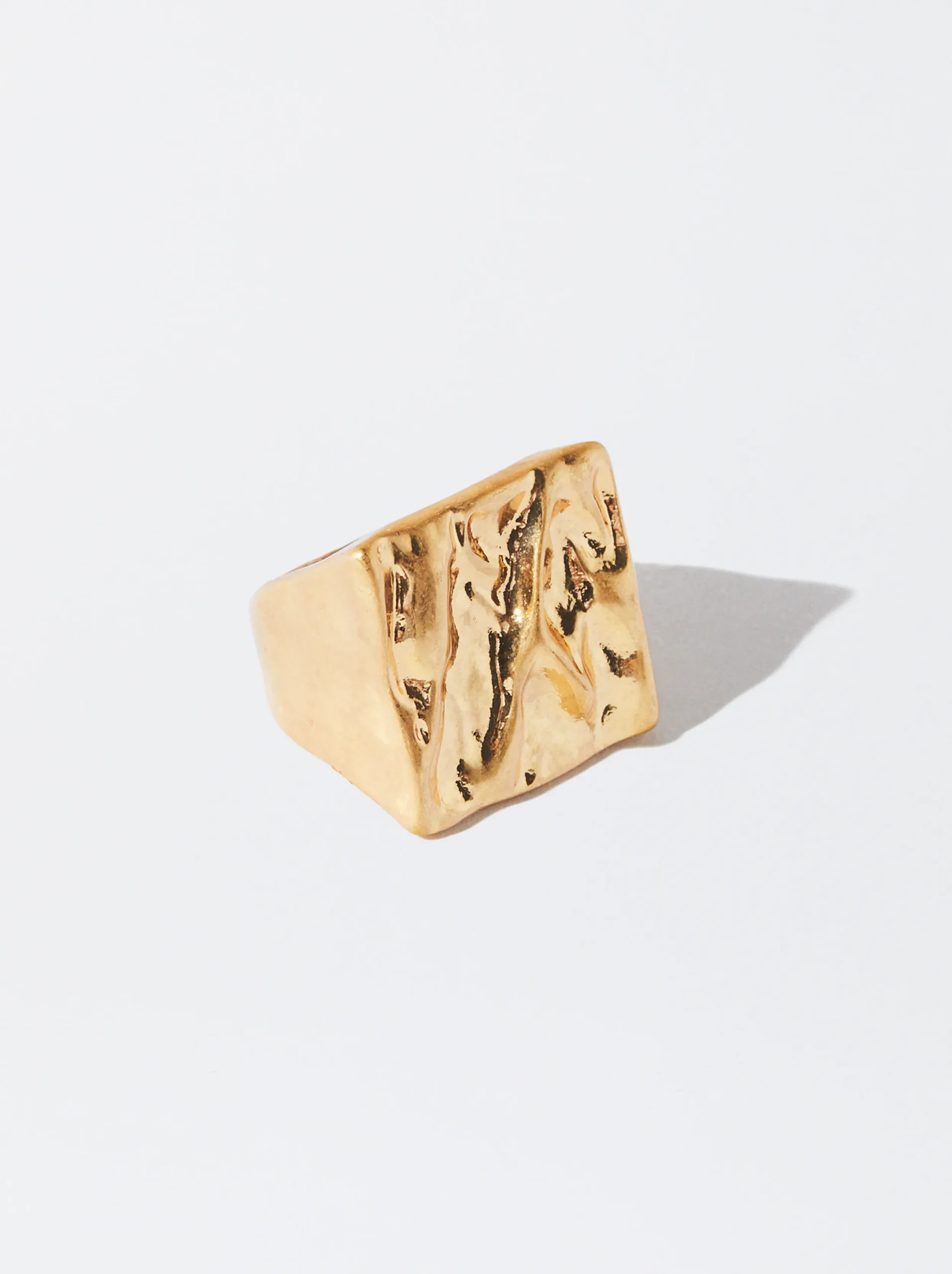 PARFOIS Anillo Relieve Dorado Shop