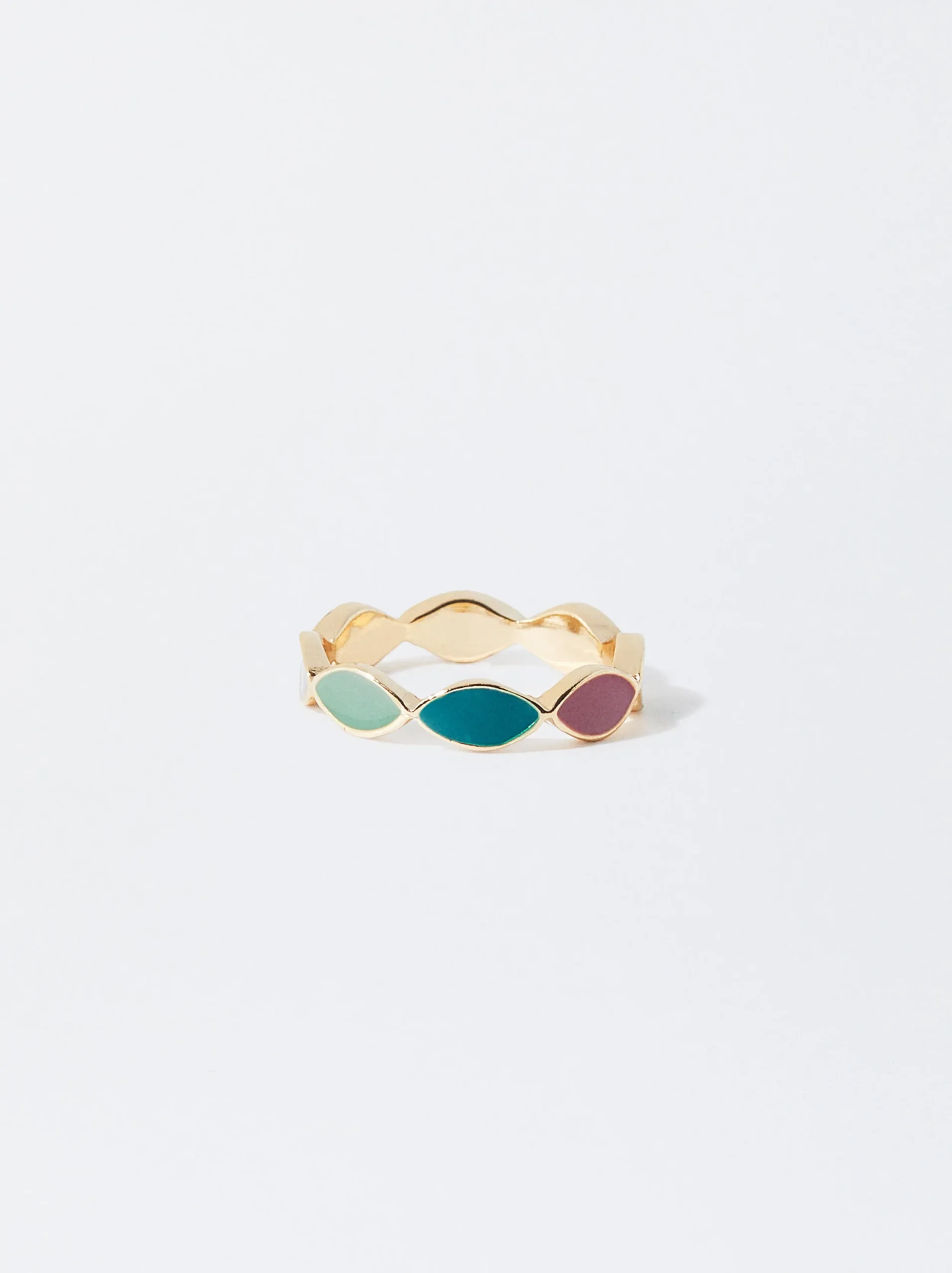PARFOIS Anillo Esmaltado Multicor Cheap