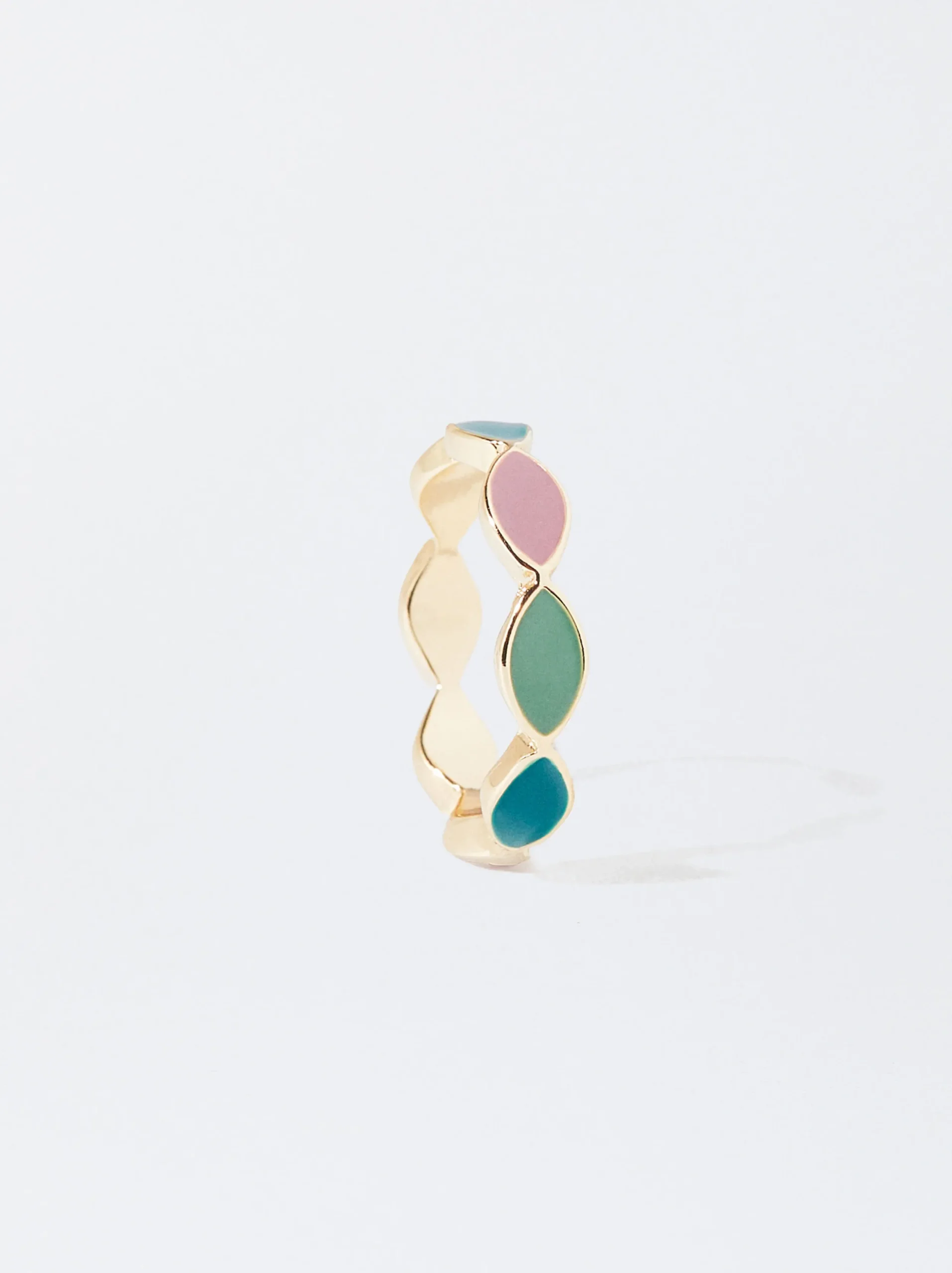 PARFOIS Anillo Esmaltado Multicor Cheap