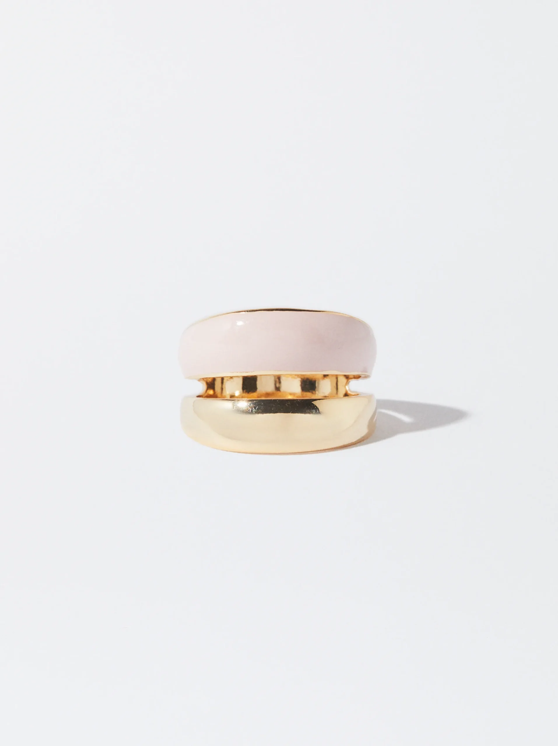 PARFOIS Anillo Esmaltado Rosa Discount