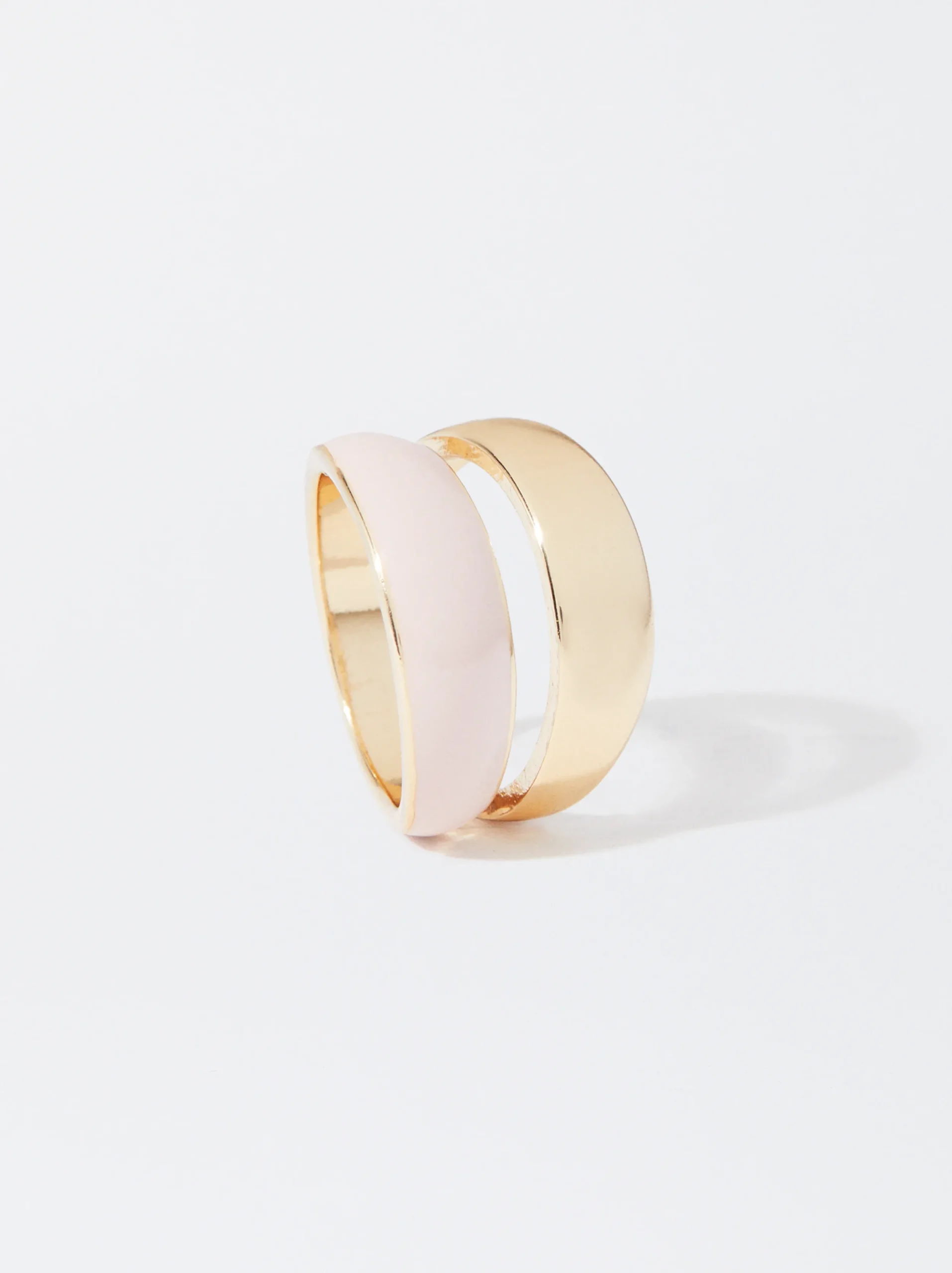 PARFOIS Anillo Esmaltado Rosa Discount