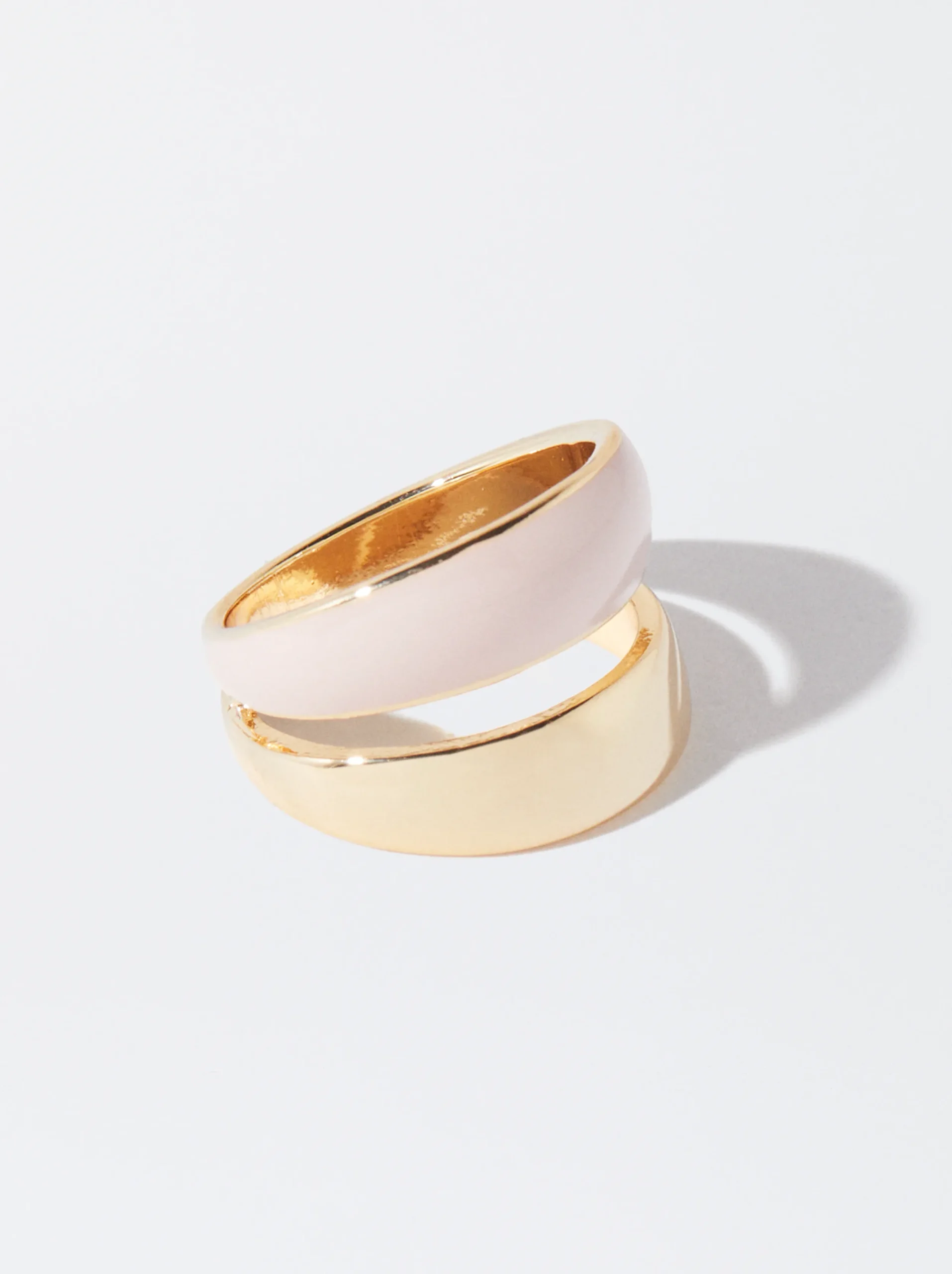 PARFOIS Anillo Esmaltado Rosa Discount
