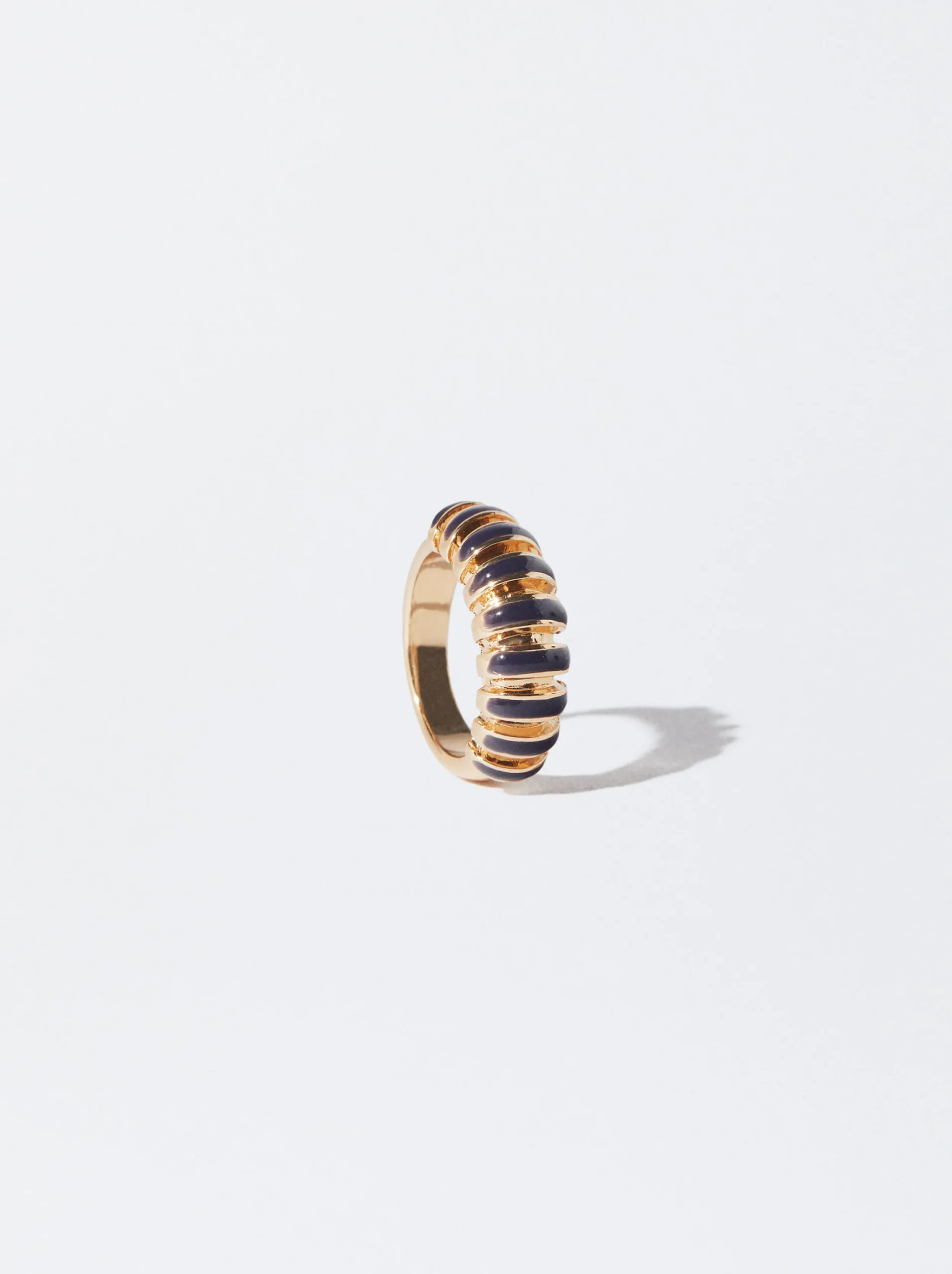 PARFOIS Anillo Esmaltado Rosa Cheap
