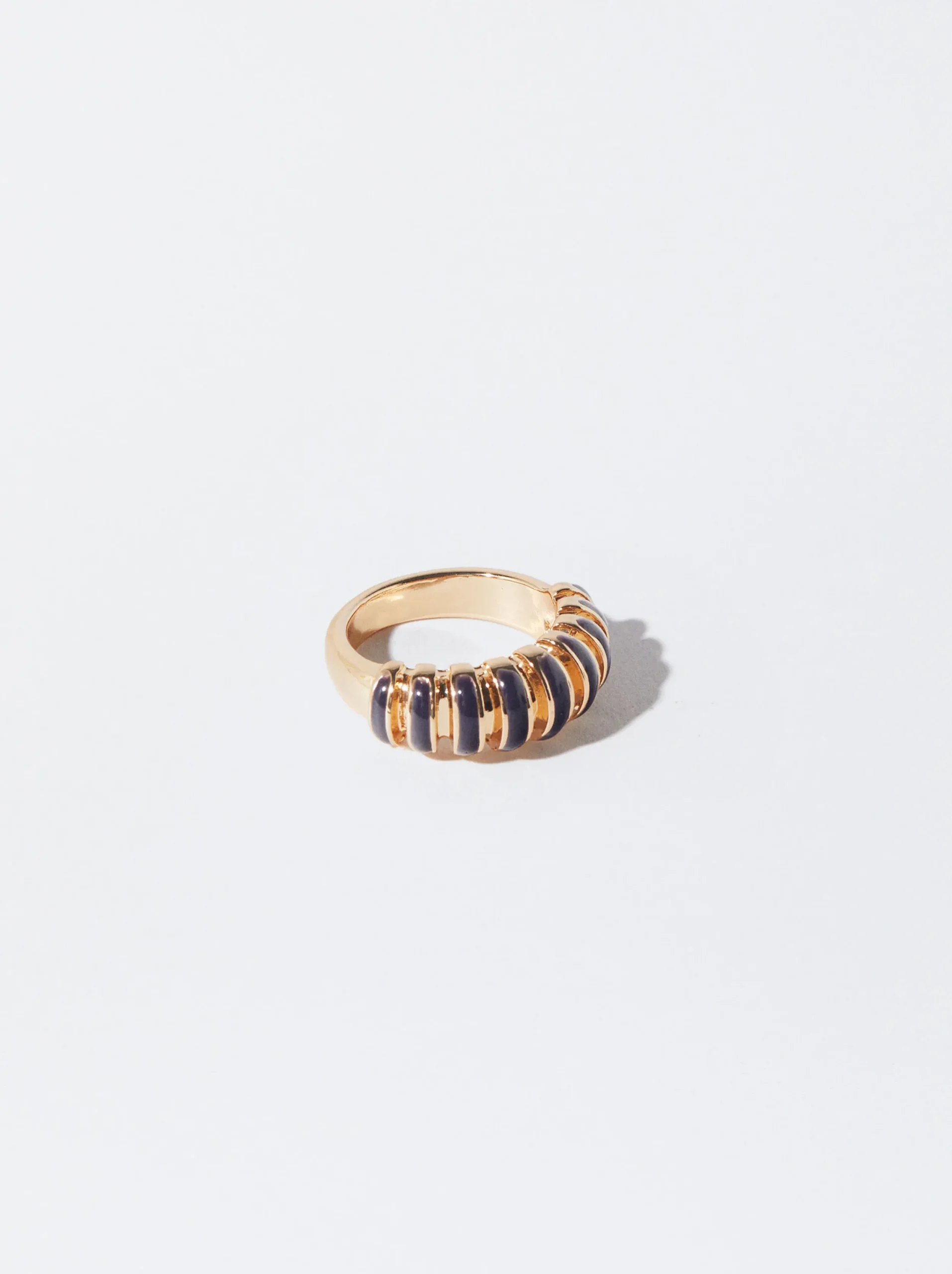 PARFOIS Anillo Esmaltado Rosa Cheap