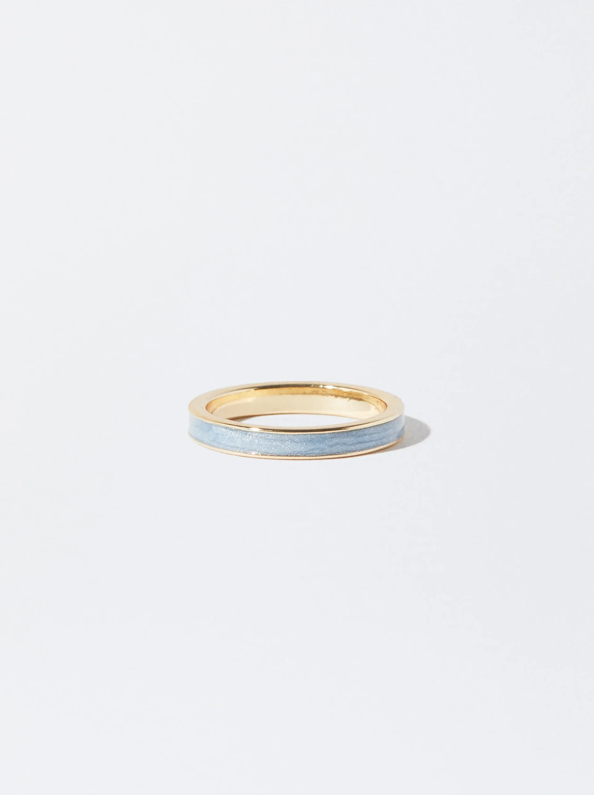 PARFOIS Anillo Esmaltado Azul Flash Sale