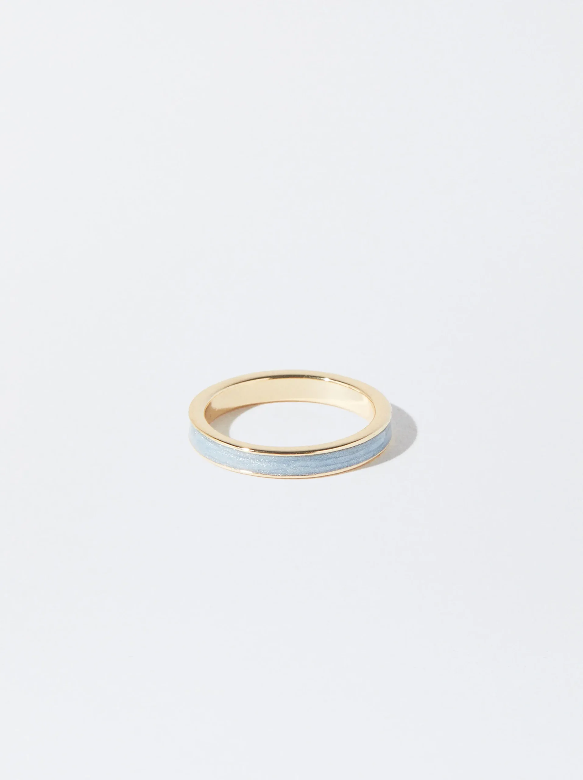 PARFOIS Anillo Esmaltado Azul Flash Sale
