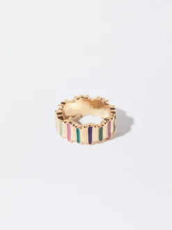 PARFOIS Anillo Esmaltado Multicor Shop