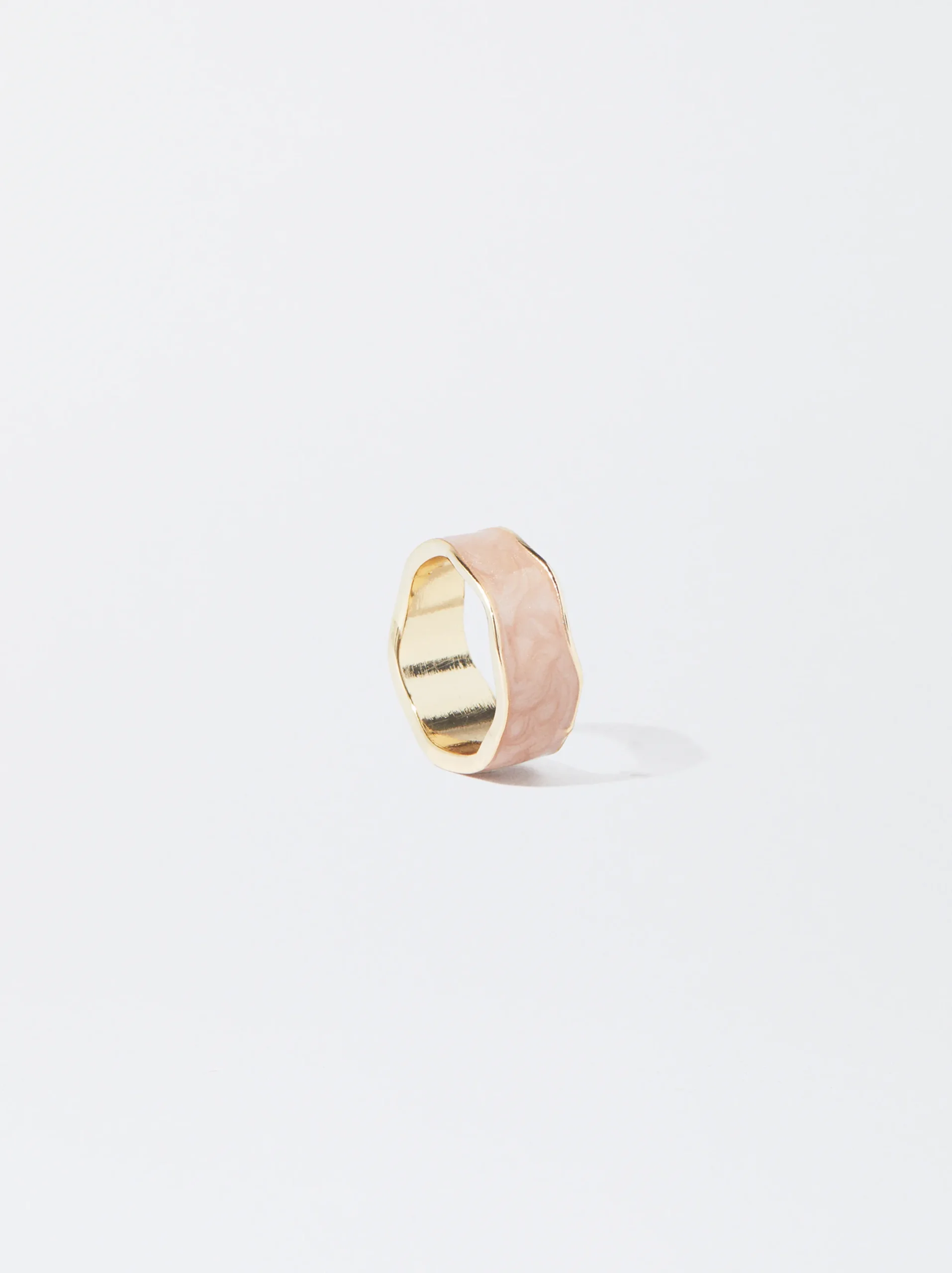 PARFOIS Anillo Esmaltado Rosa Hot