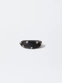 PARFOIS Anillo Estrellas Con Cristal Negro Shop