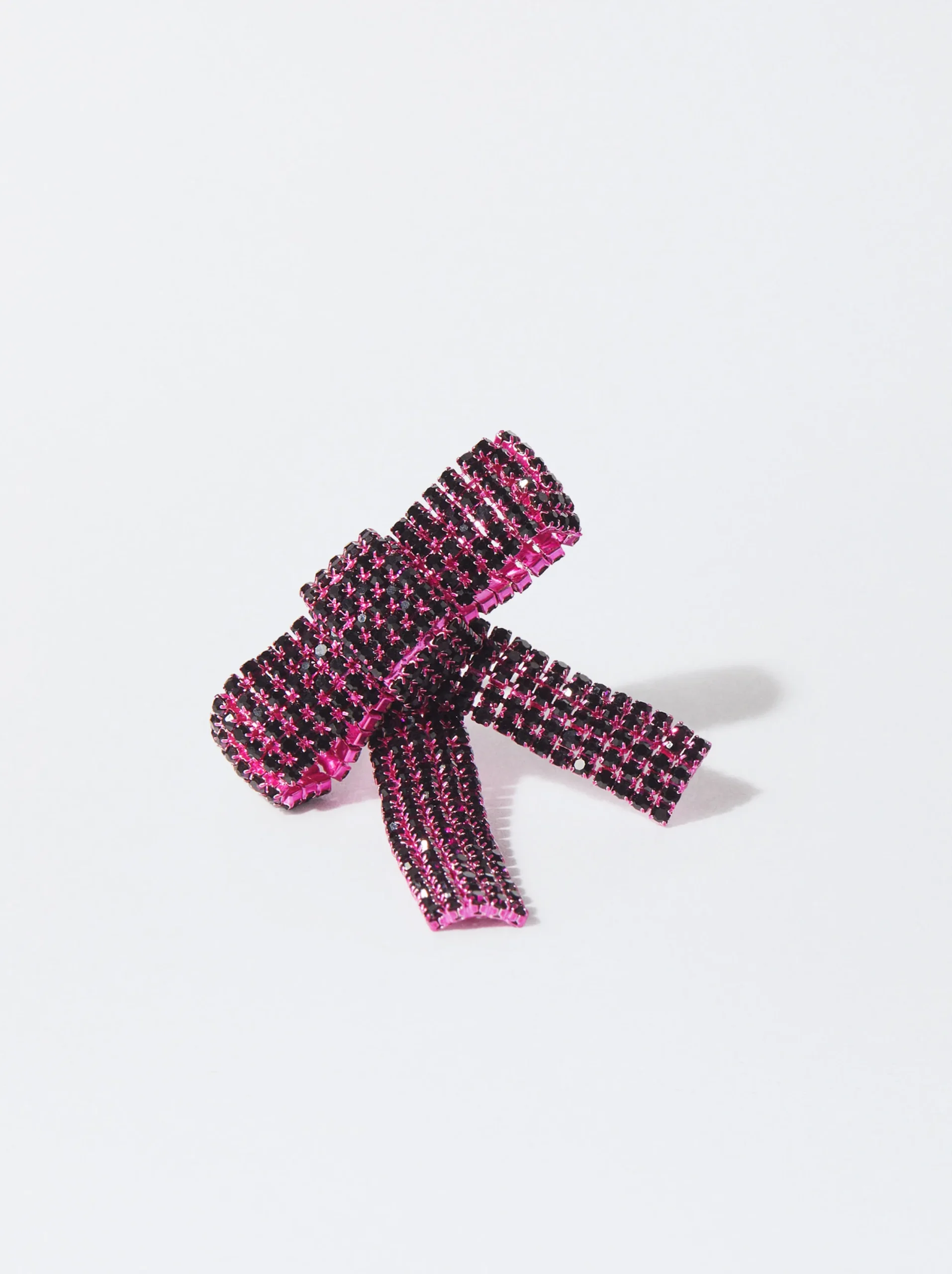 PARFOIS Anillo Maxi Lazo Fucsia New