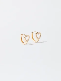 PARFOIS Aros s Con Corazón Dorado Shop
