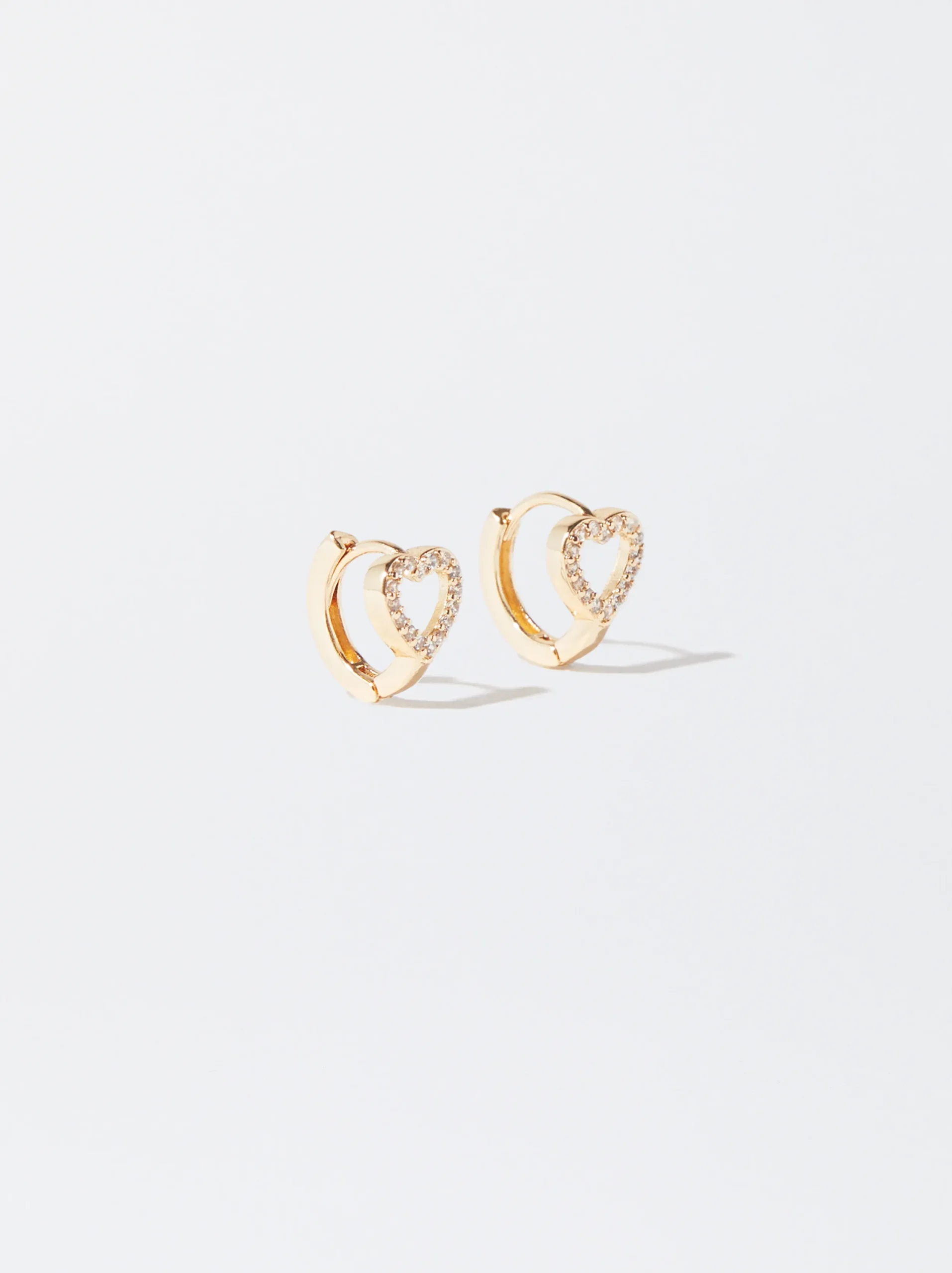 PARFOIS Aros s Con Corazón Dorado Shop