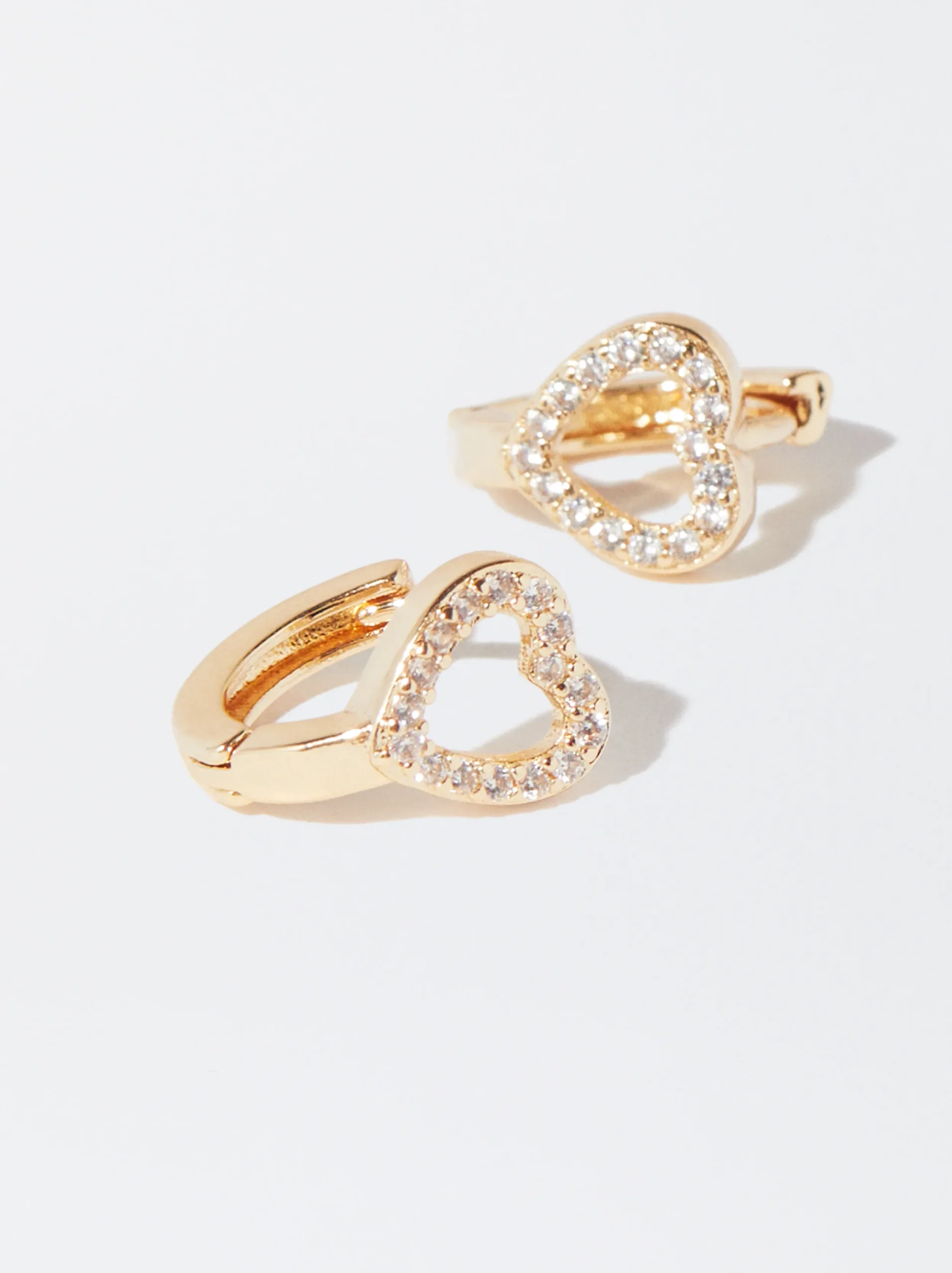 PARFOIS Aros s Con Corazón Dorado Shop