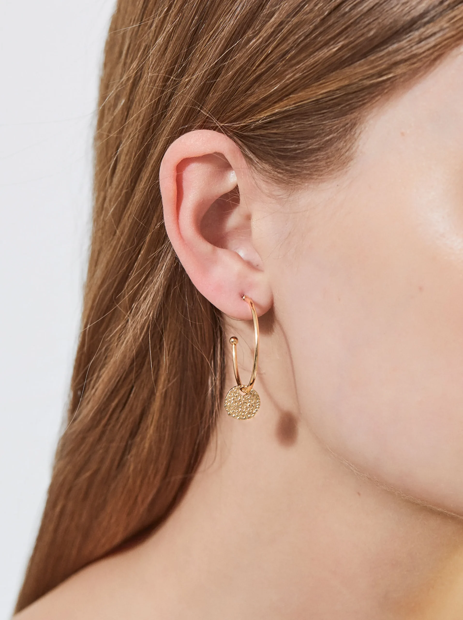 PARFOIS Aros s Con Medallas Dorado Online