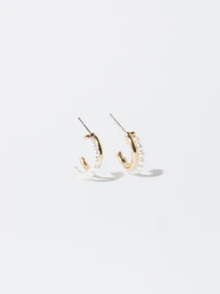 PARFOIS Aros s Con Perlas Dorado Outlet