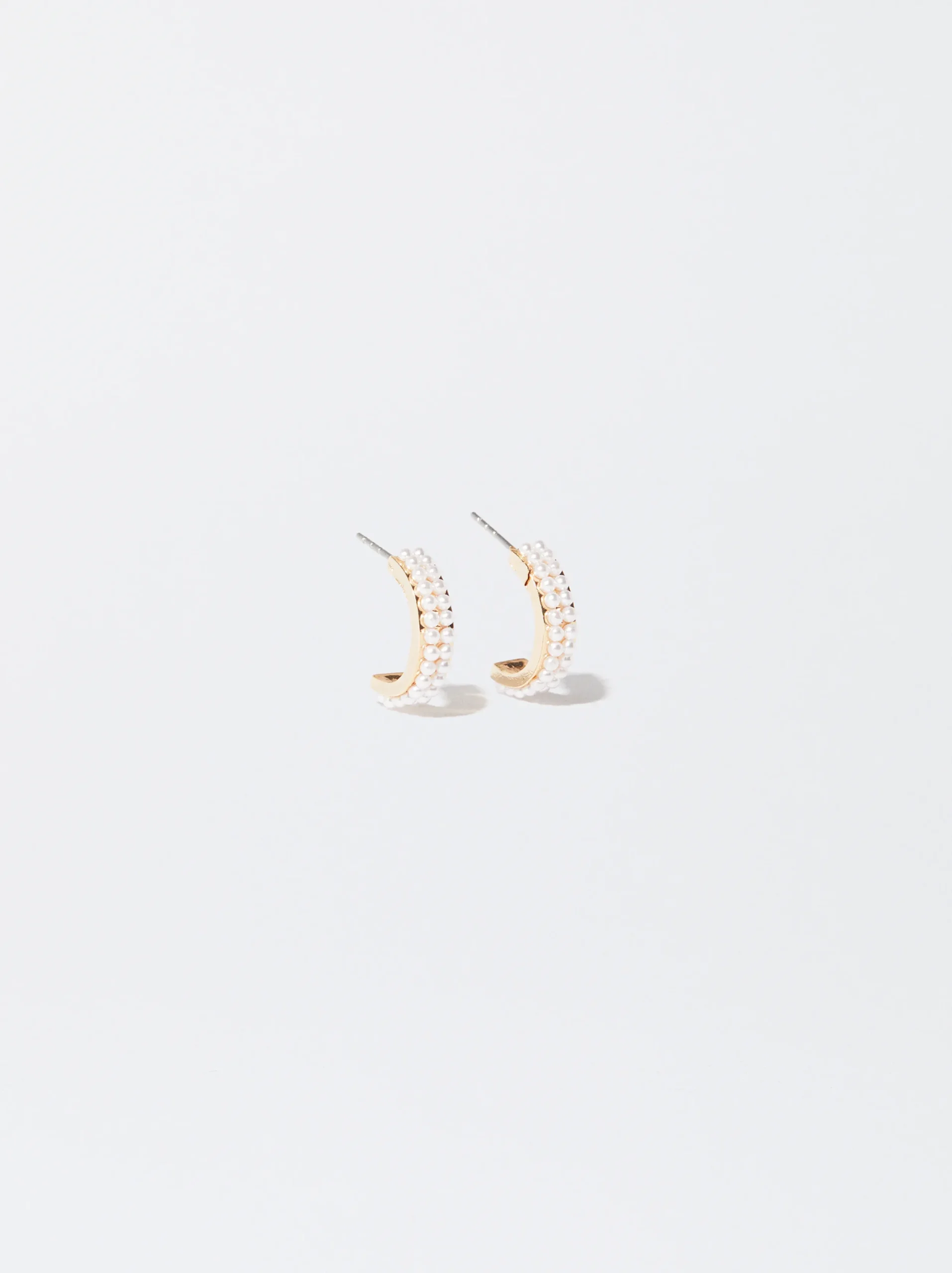 PARFOIS Aros s Con Perlas Dorado Hot