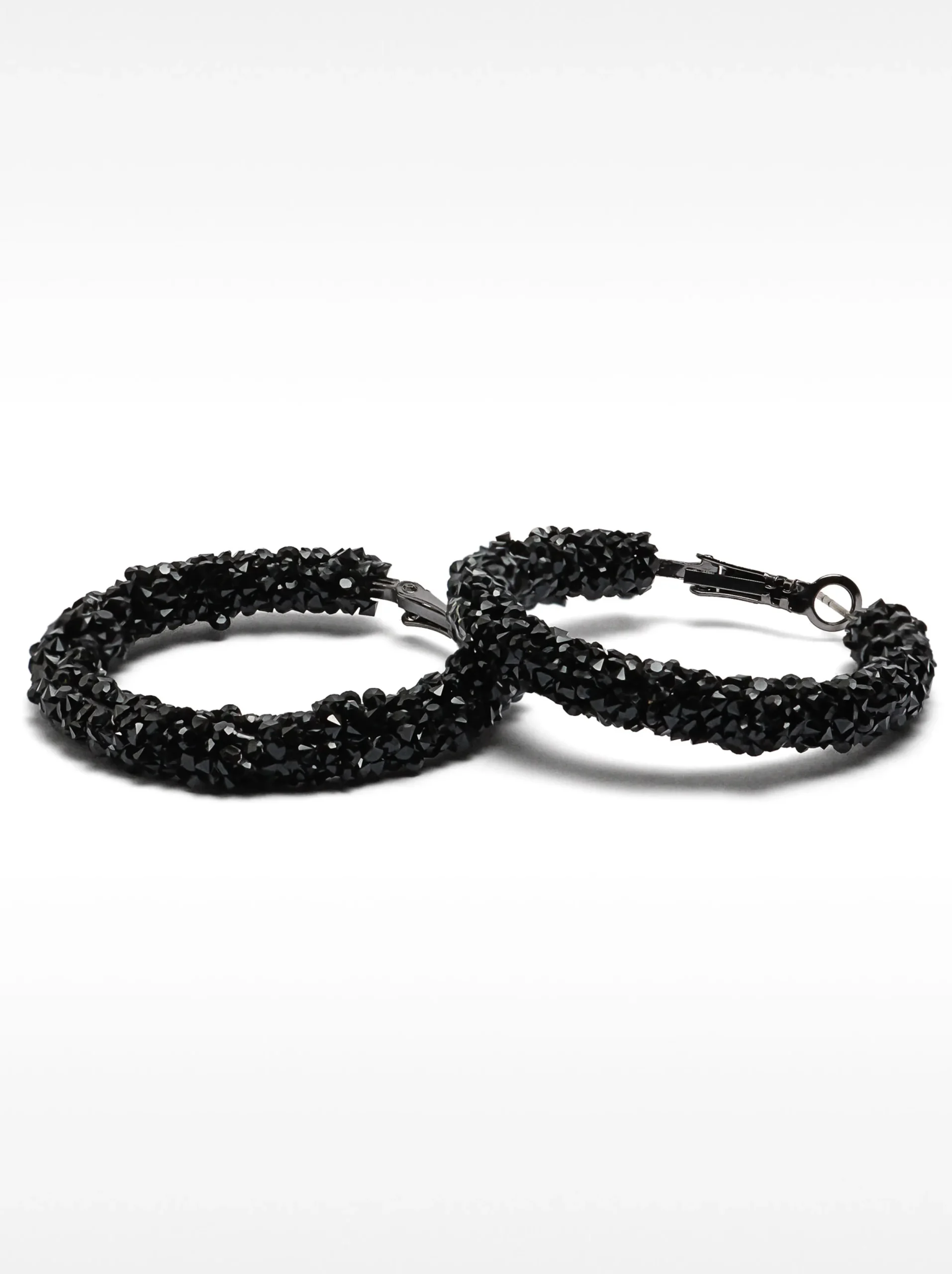 PARFOIS Aros Medianos Brillantes Negro Sale