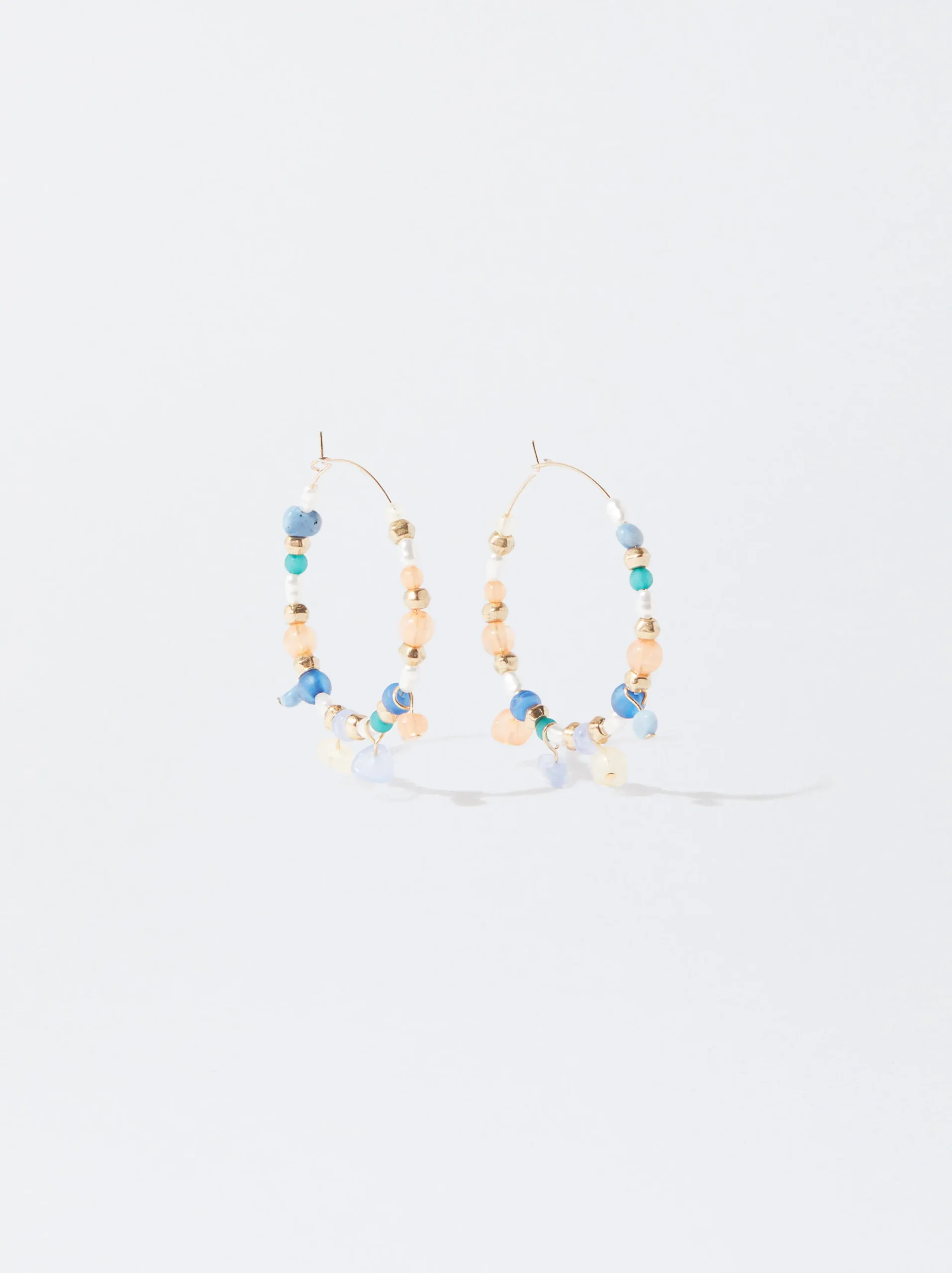 PARFOIS Aros Multicolor Con Piedra Multicor Online