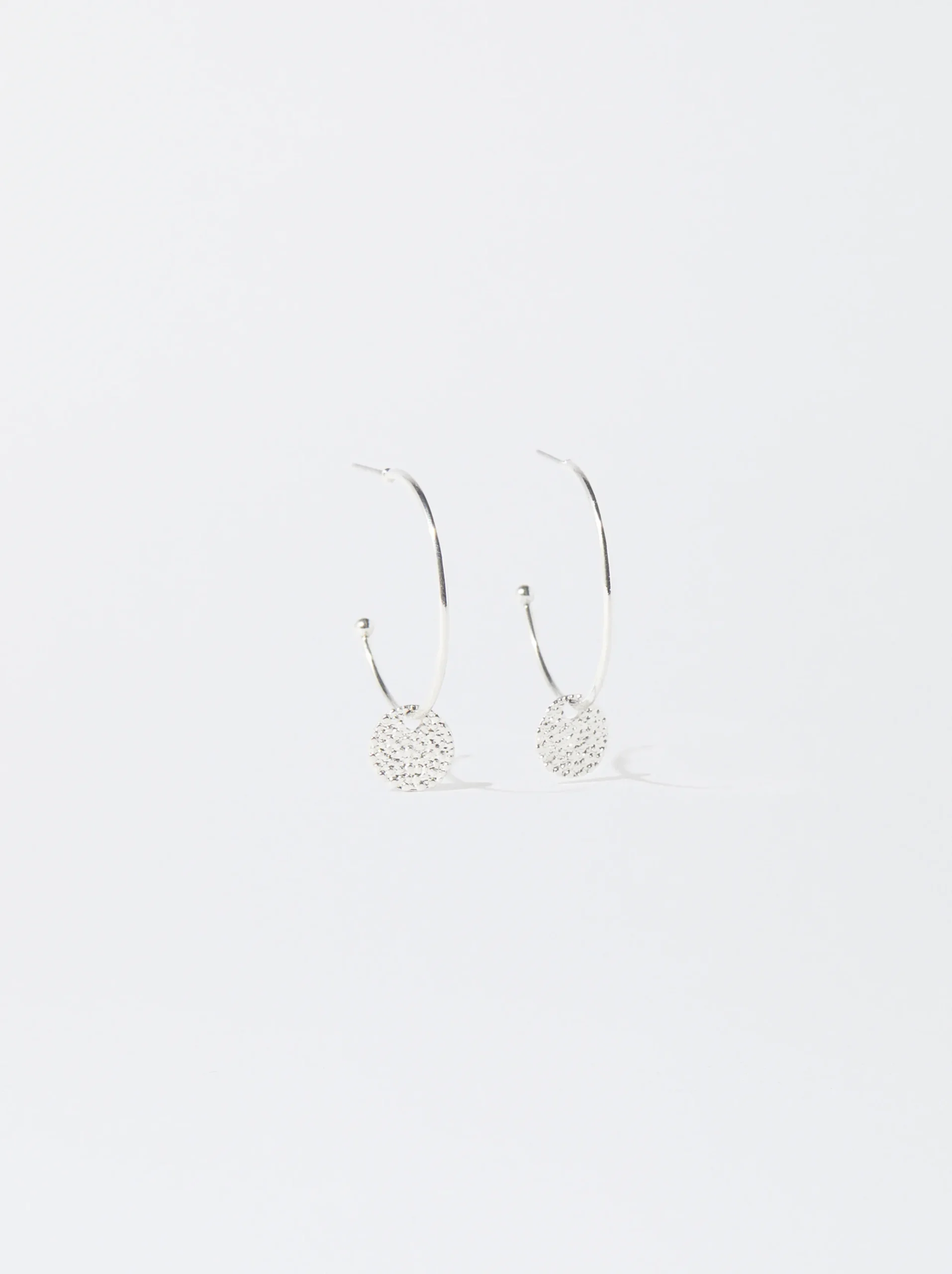 PARFOIS Aros s Con Medallas Plateado Fashion